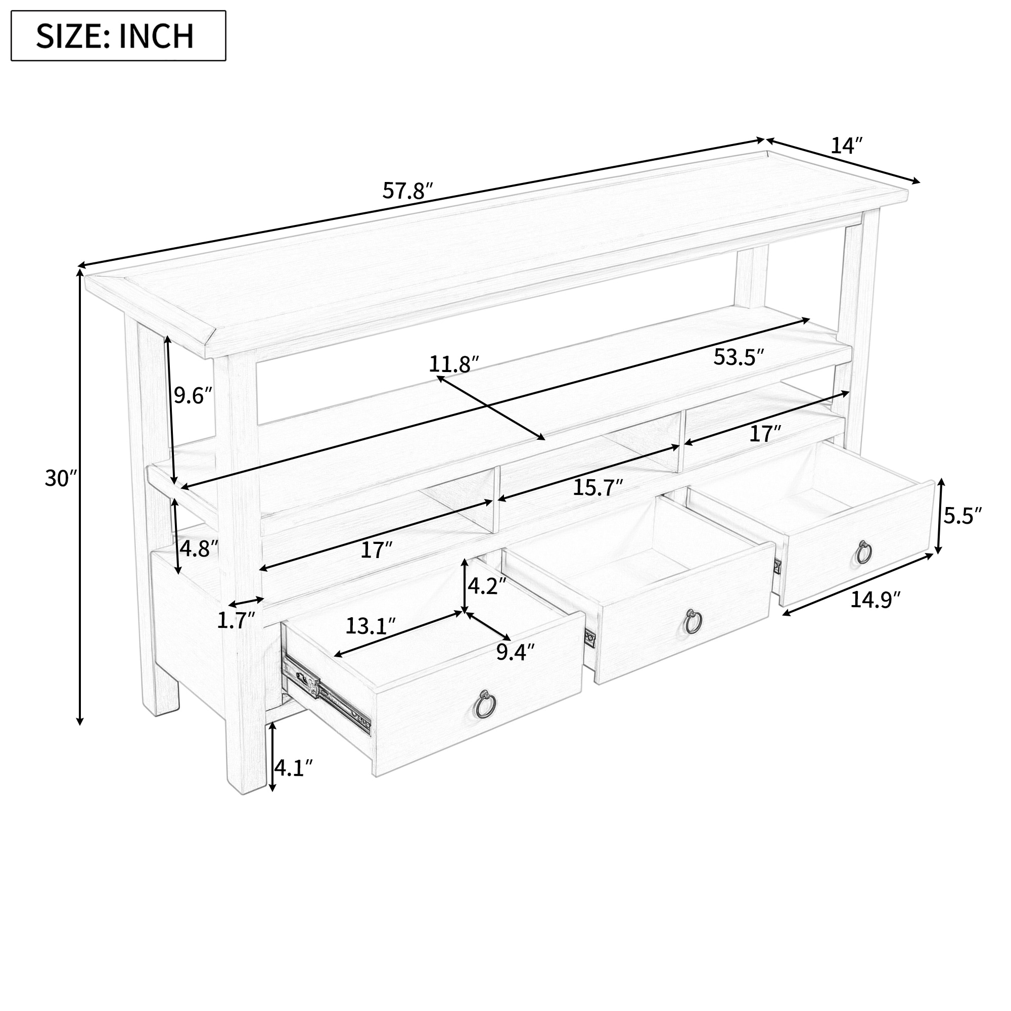 AHIOU HOME ZAAH-CT298607P Console-Sofa-Tables - View #11