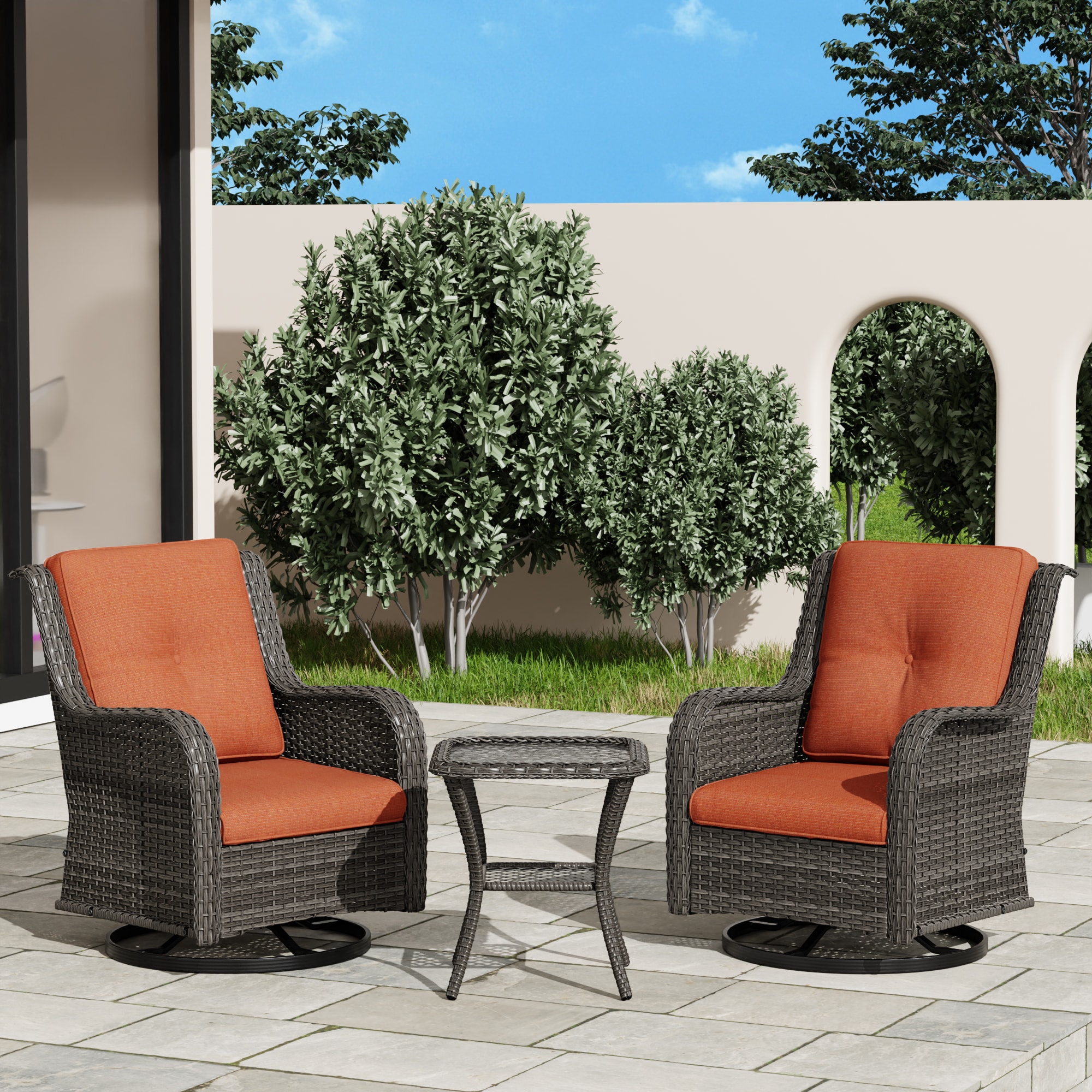 Gardenbee HGL-M01-ORG Patio-Conversation-Sets - View #9