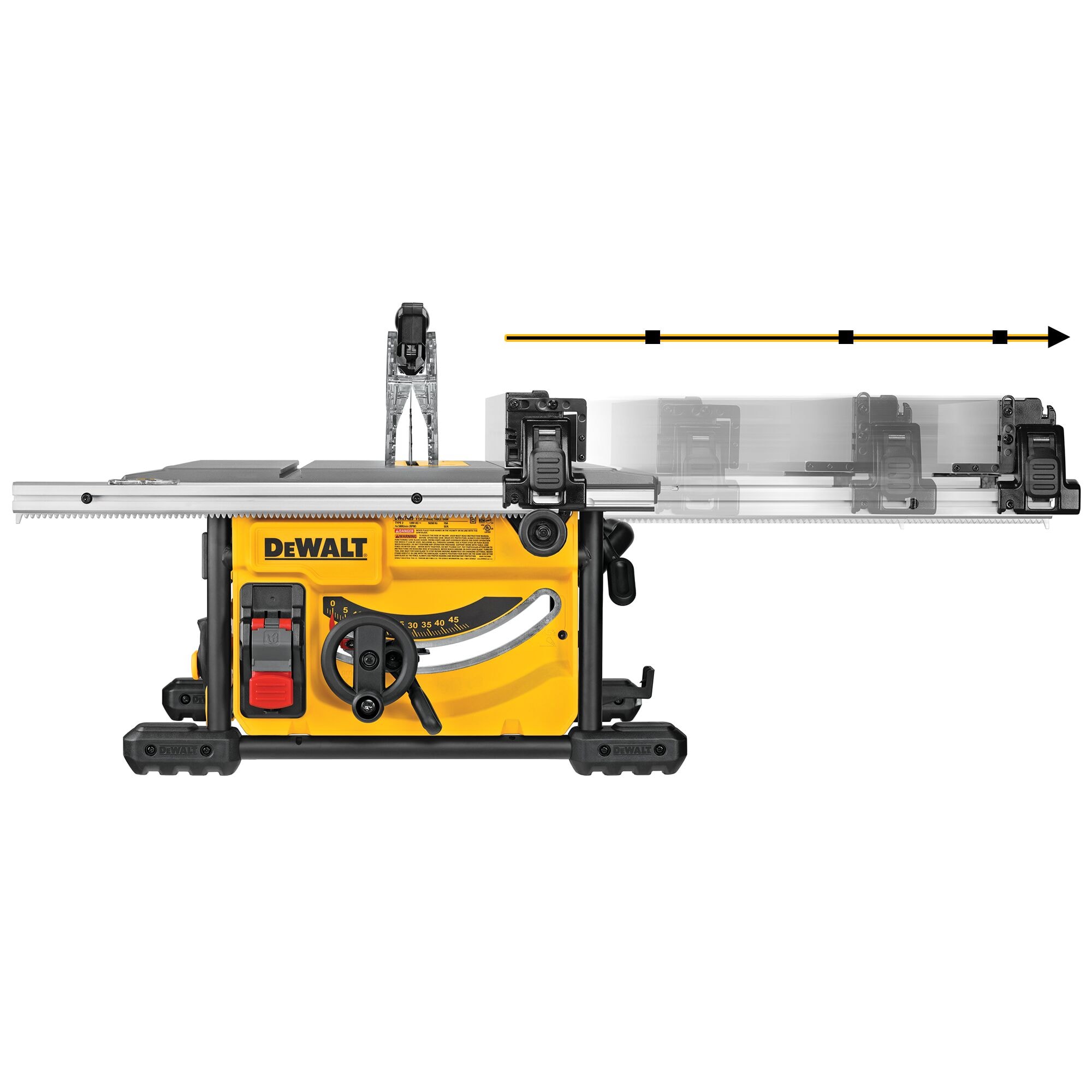 DEWALT 8.25-in Portable Jobsite Table Saw in the Table Saws department at 