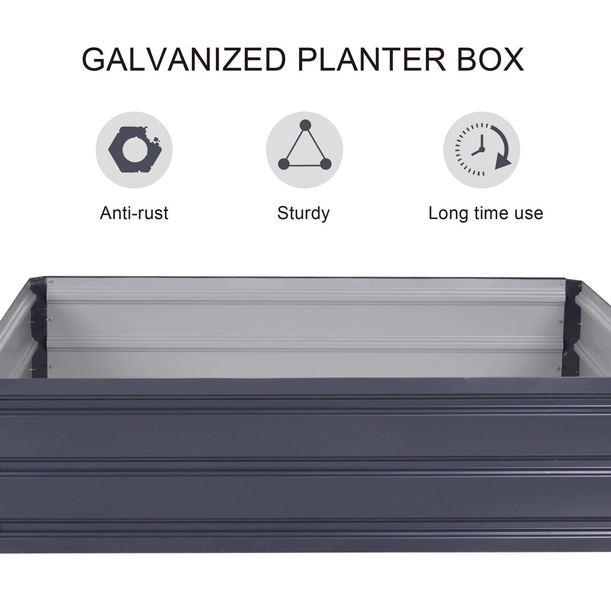 Outsunny 845-040GY Raised-Garden-Beds - View #4