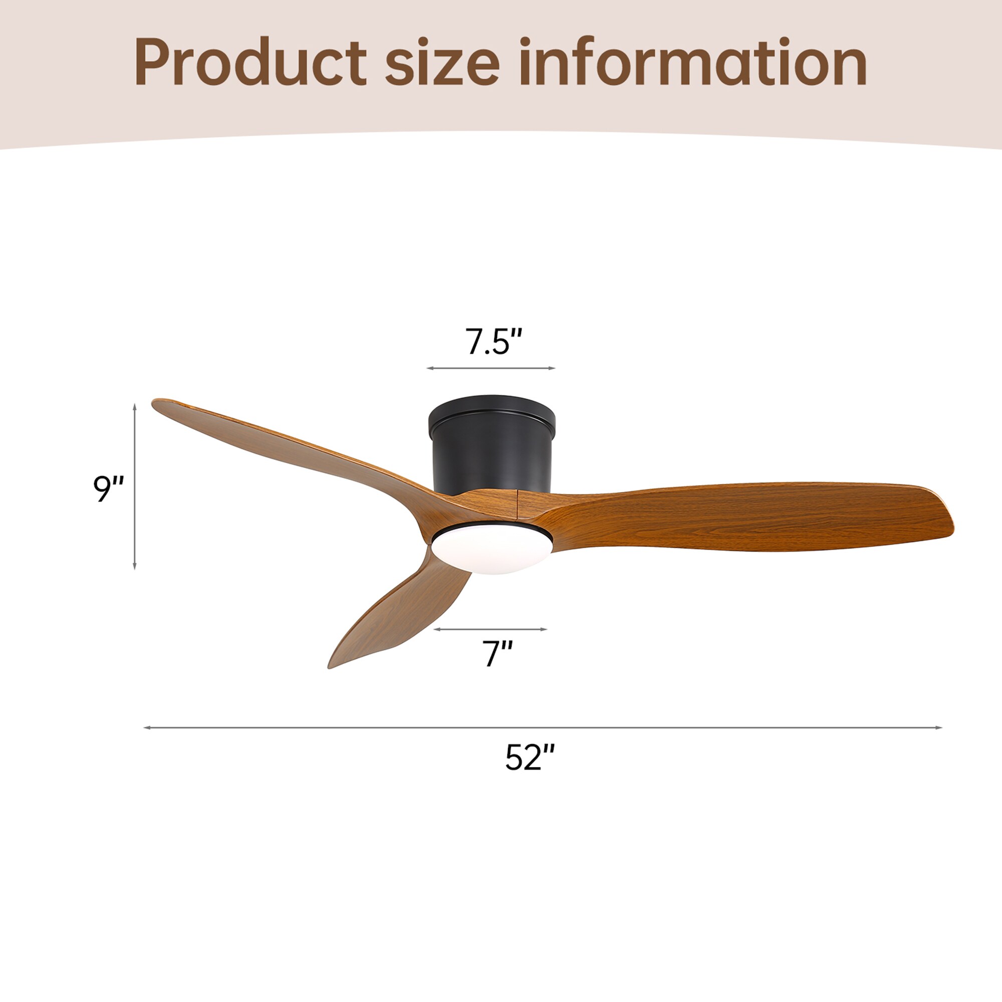 SINOFURN SYD130002WT Ceiling-Fans - View #6