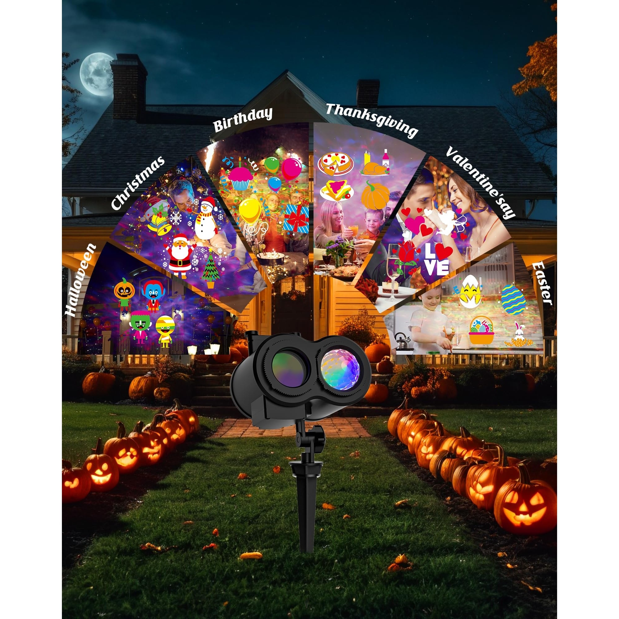 Numhew NHWILL92775 Christmas-Light-Show-Projectors - View #2