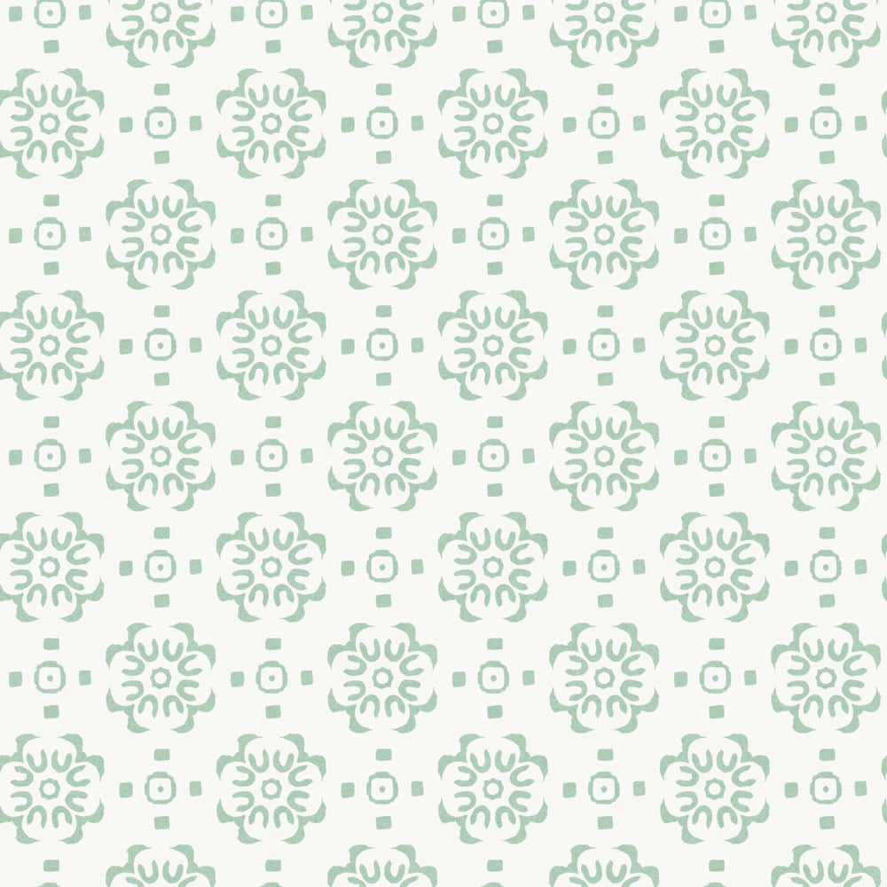 Tempaper DT15073 28-Sq. Feet Light Sage Vinyl Tile Self-adhesive Peel and Stick Wallpaper