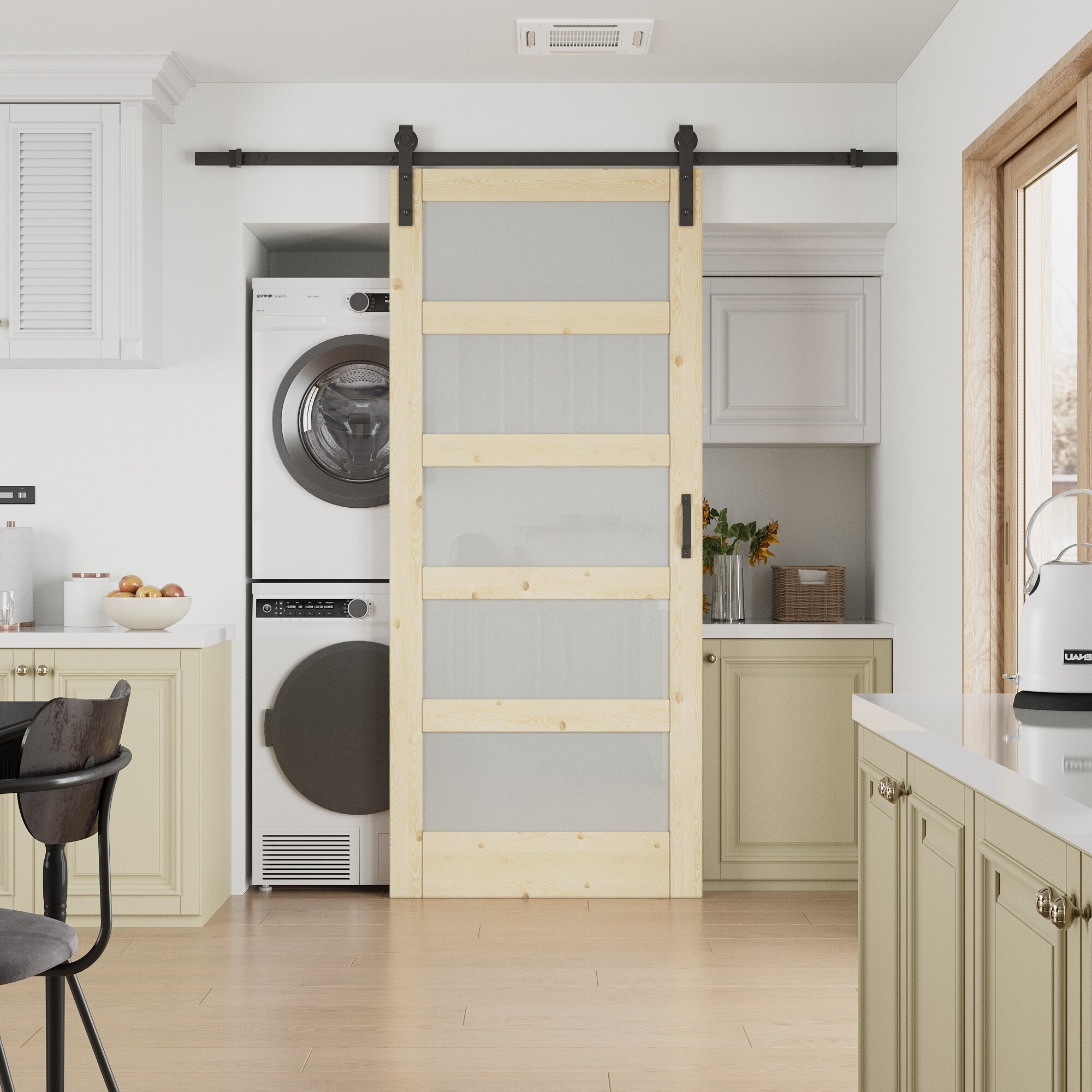 JUJUBON IN-BDPN-BD1-G-5L-42 Barn-Doors - View #2