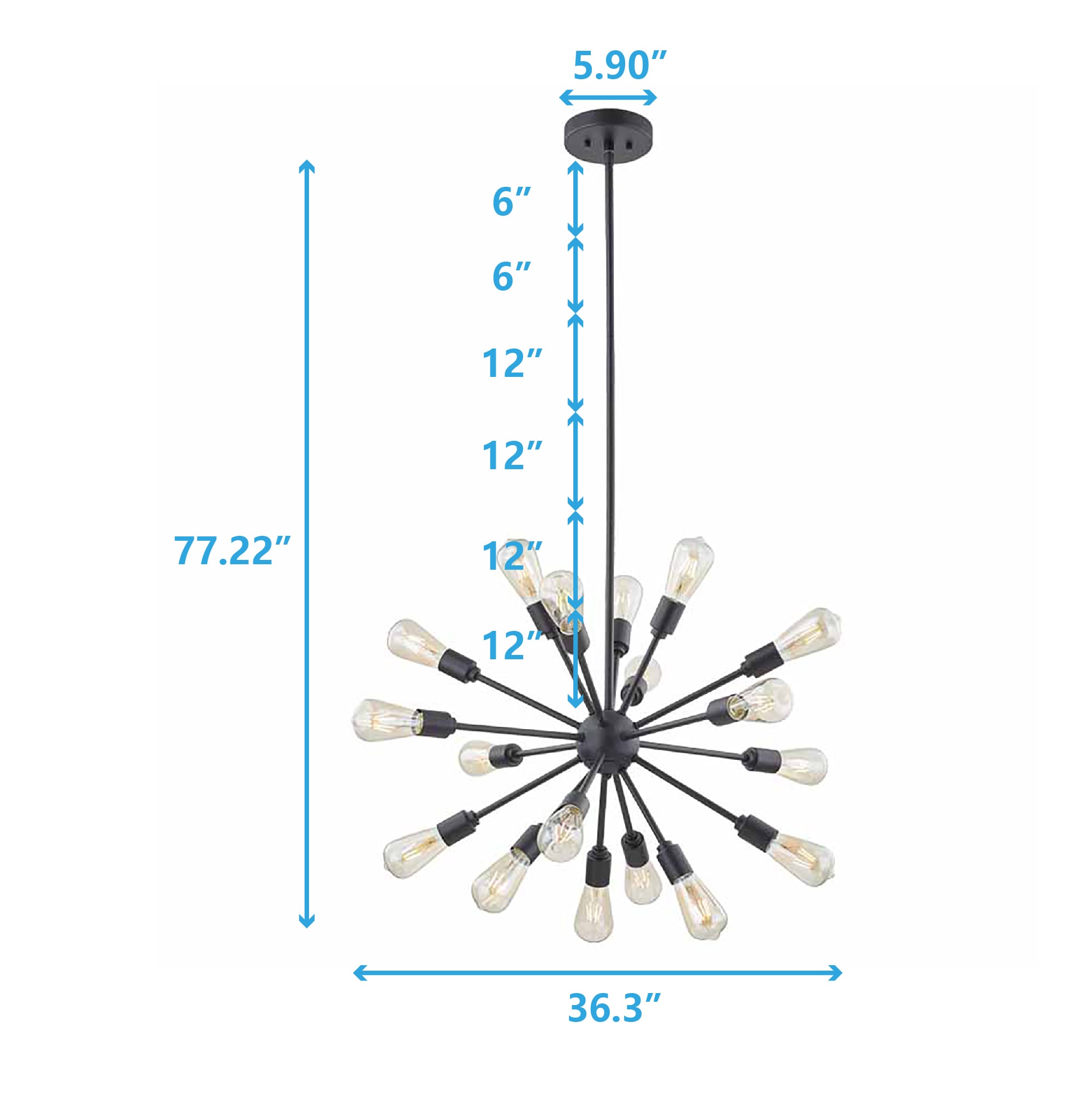 Forclover ALTCH-3618K Pendant-Lights - View #2