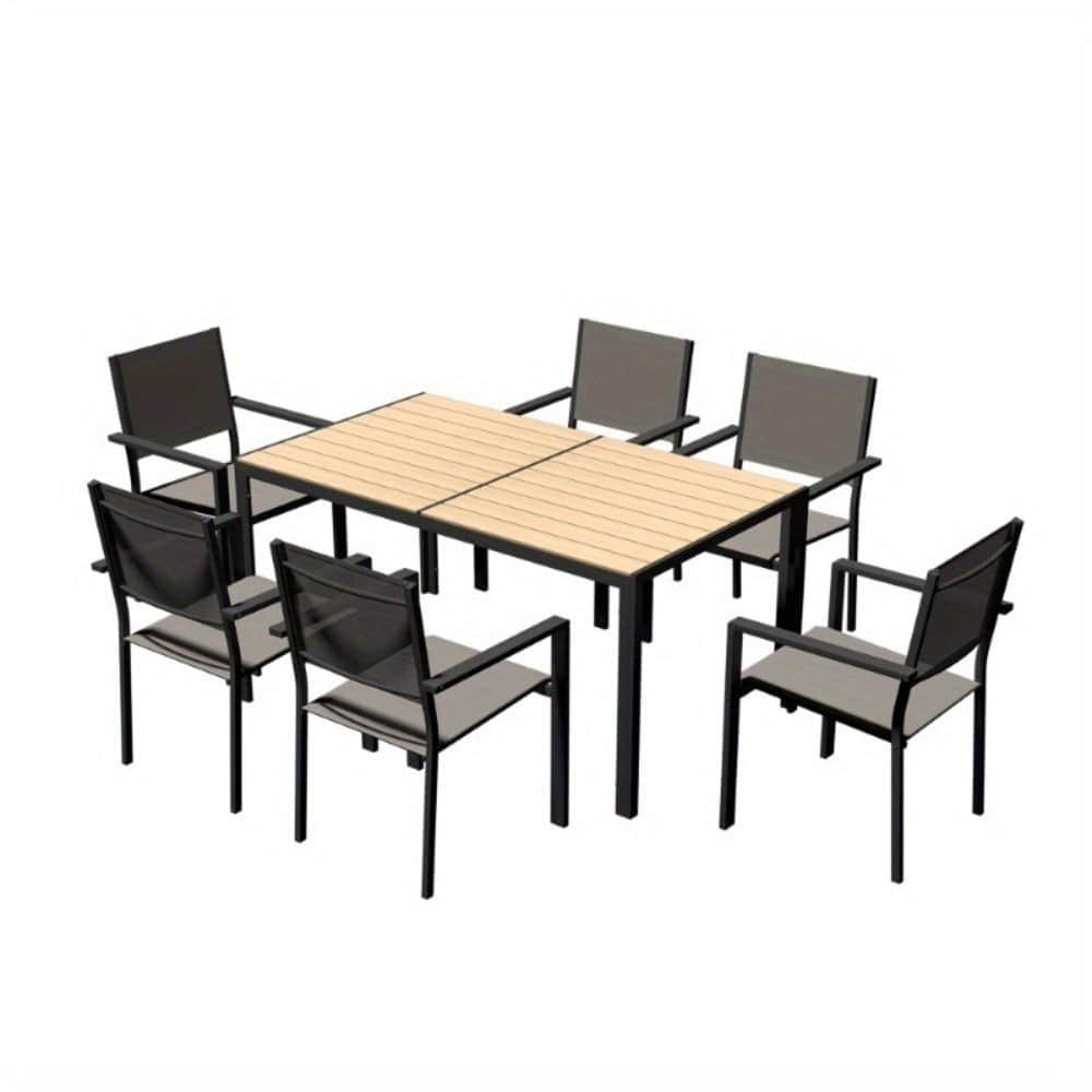 U-HOMY WQ-206BN-OT Patio-Dining-Sets - View #3