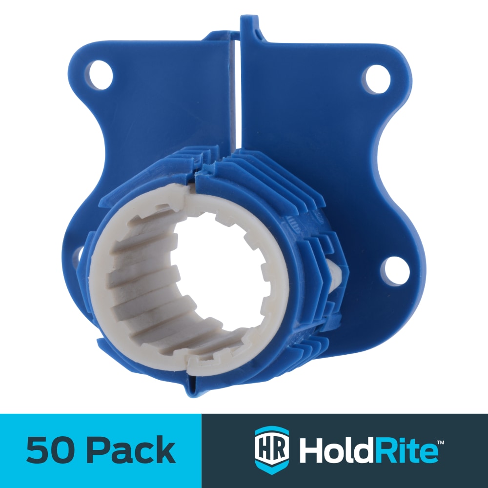 HoldRite 262 50 -Pack 3/4-in to 3/4-in dia Plastic Acoustic isolation clamp
