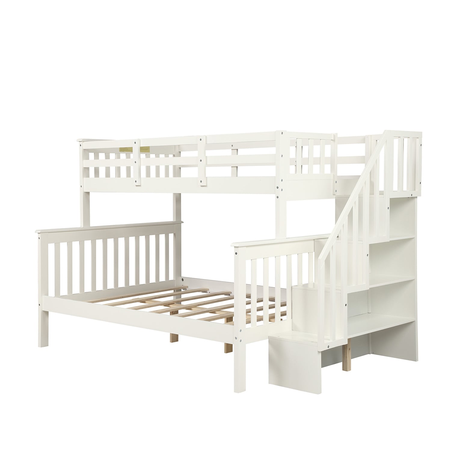 CASAINC LY-LP000019AAK Bunk bed White Twin Over Full Bunk Bed