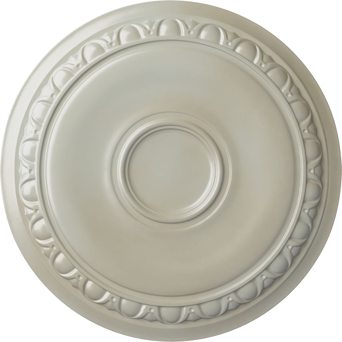 Ekena Millwork CM24CAFBS Caputo 24.25-in W x 24.25-in L Painted Flash Blue Polyurethane Whole Ceiling Medallion