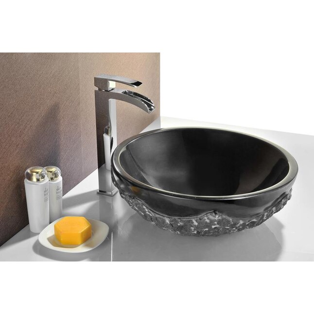 Diver Vessel Sink in Black Jade Diver Vessel Sink in Black Jade