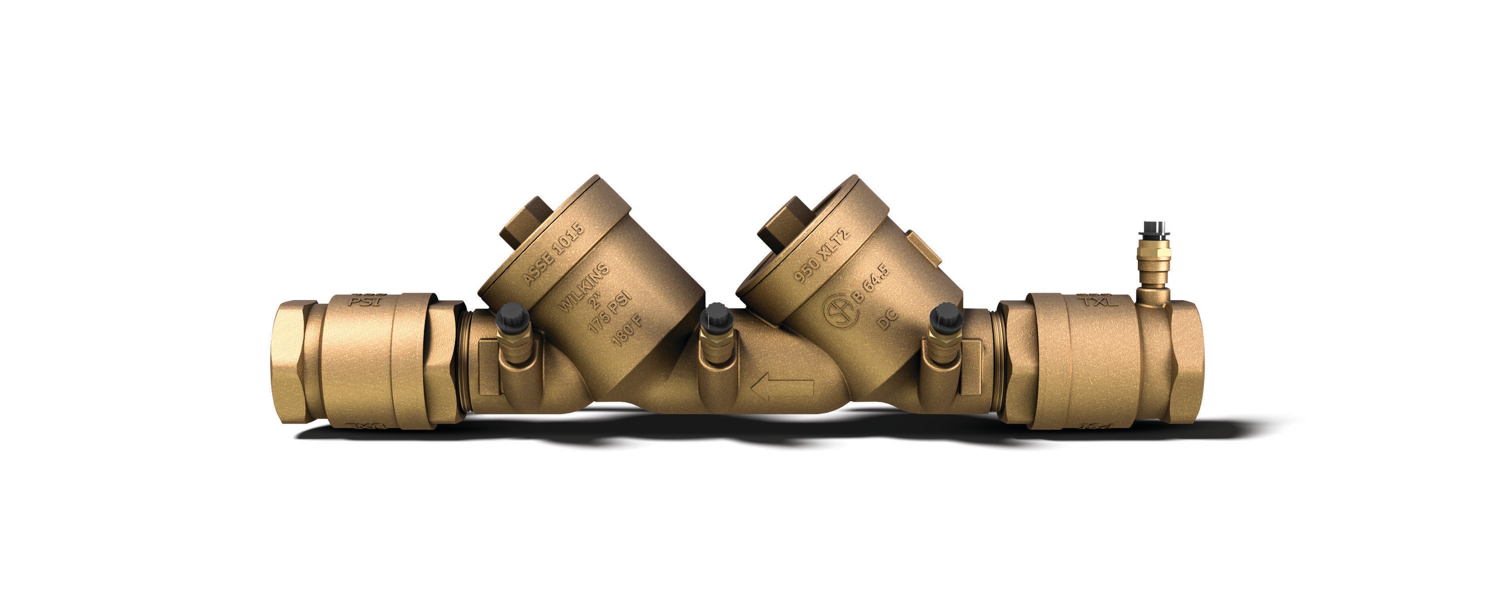 Zurn Wilkins 2-950XLT2 2-in Bronze FNPT Backflow Preventer