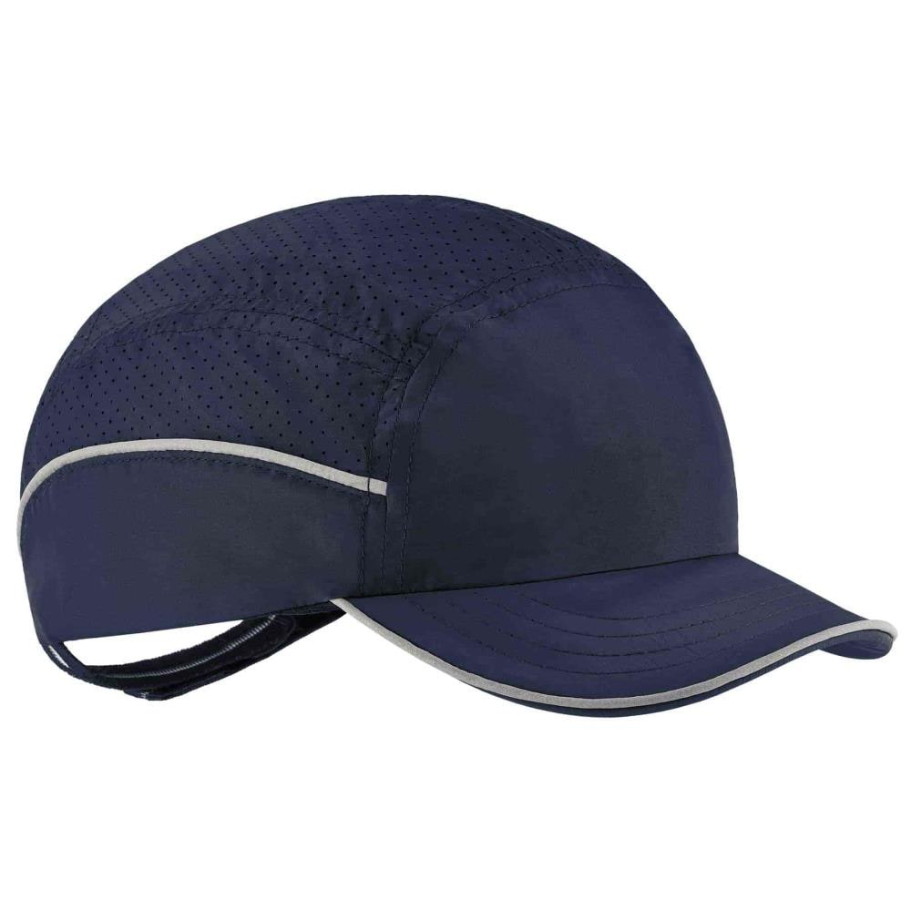 Ergodyne 8955 Lightweight Bump Cap Hat Navy Blue Short Brim Vented