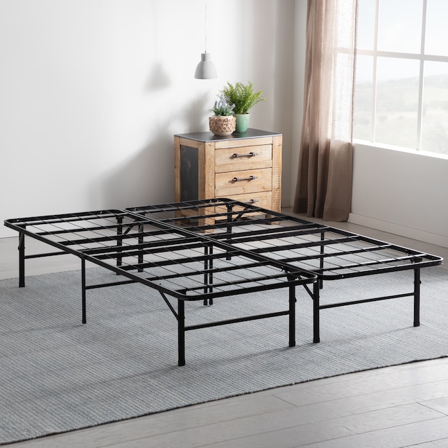 Brookside Black Twin Platform Bed In, Twin Bed In A Box With Frame