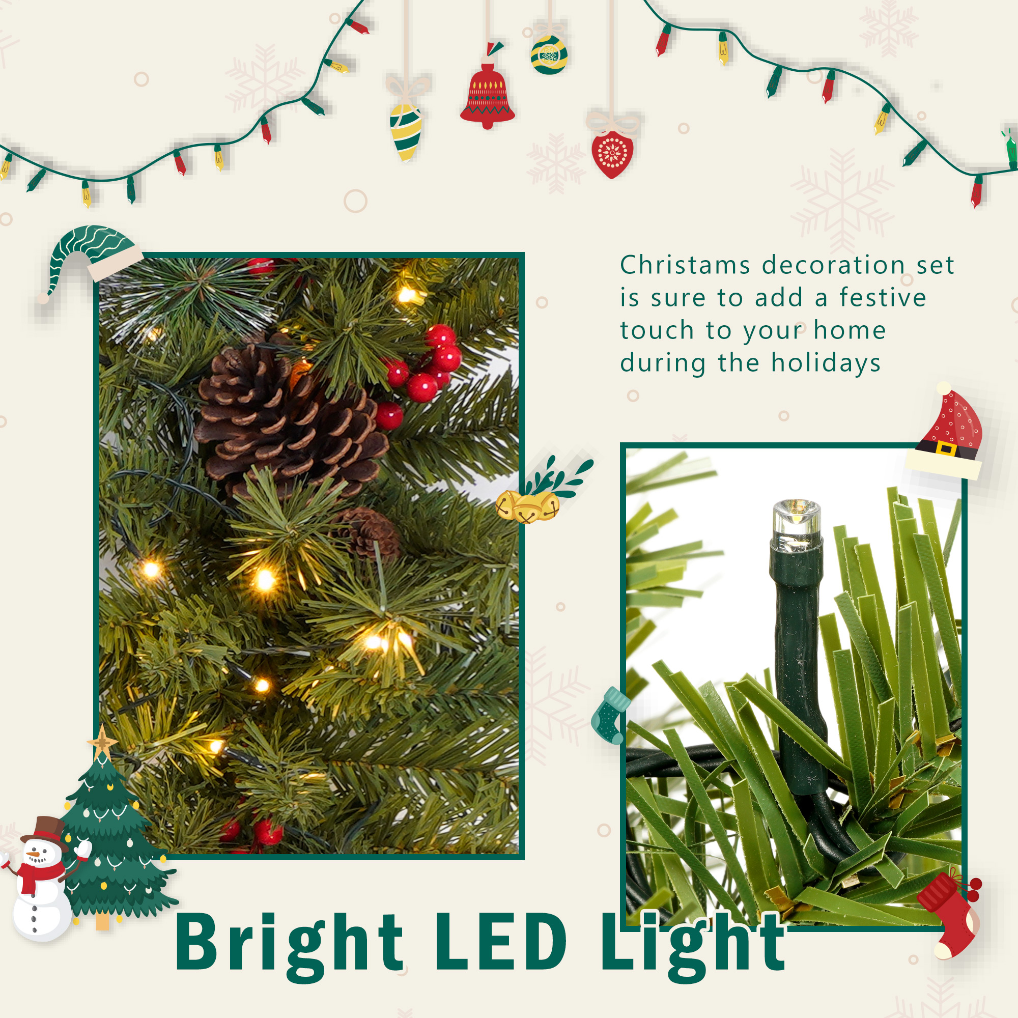 AAZJ NBC-CM70547 Artificial-Christmas-Trees - View #3