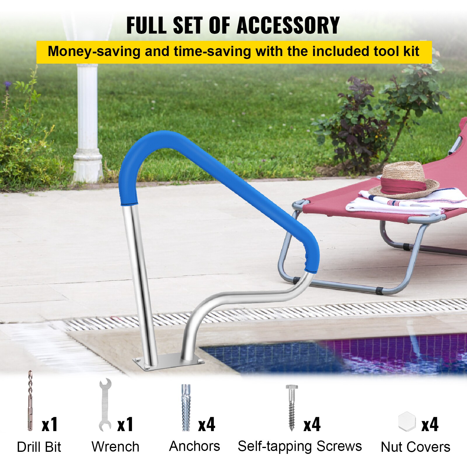 SVOPES SVOPESBXGYCFS00716V0 Above-Ground-Pool-Lad-Steps - View #7