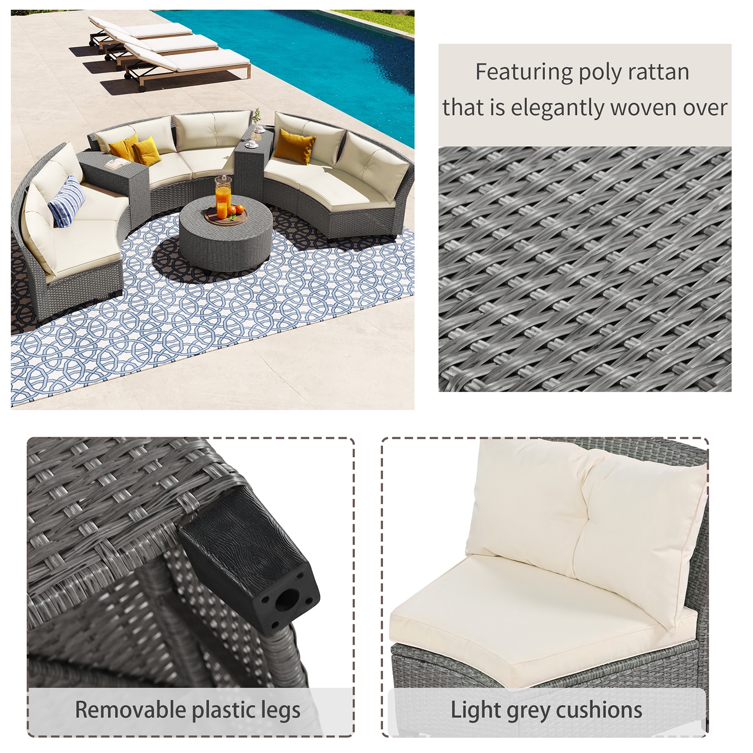 Bybafun YA0200259 Patio-Sofas-Daybeds - View #2