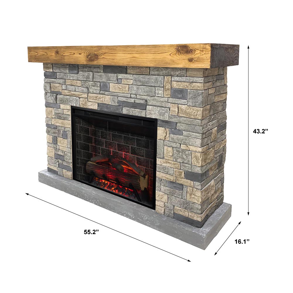 Country Living CL-2302M-STN-28 Electric-Fireplaces - View #4