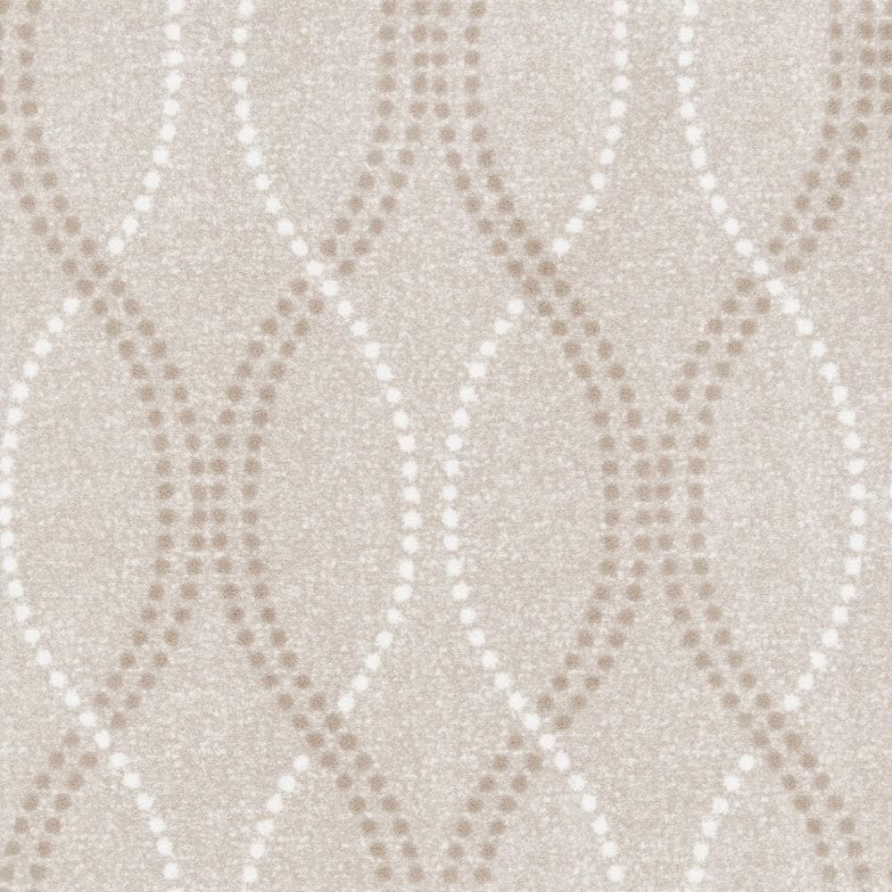 Joy Carpets 2039W-02 Home Office Seventh Heaven Ivory Off-white 26-oz sq yard Nylon Pattern Indoor Carpet
