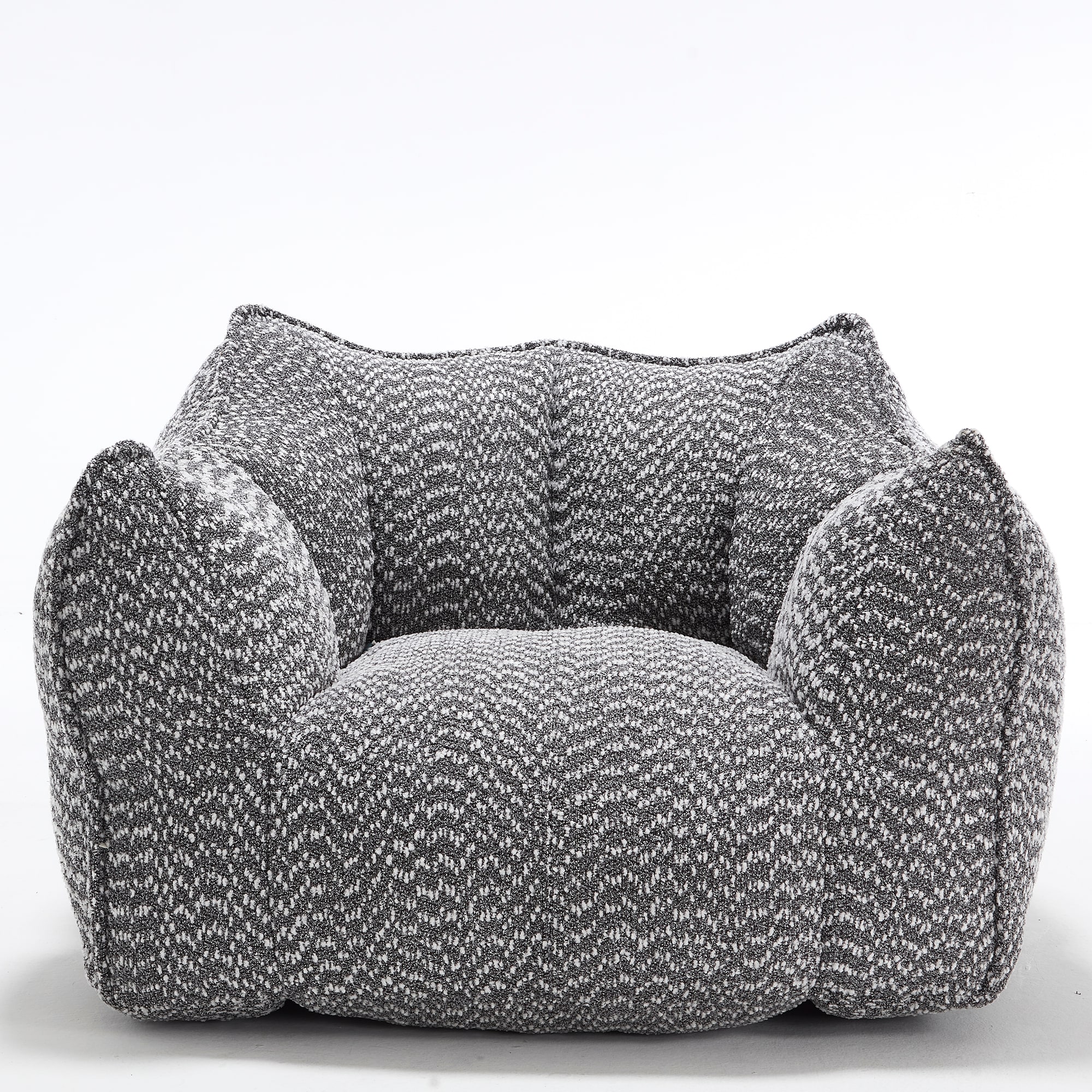 Runesay XI24 Modern Grey Chenille Accent Chair
