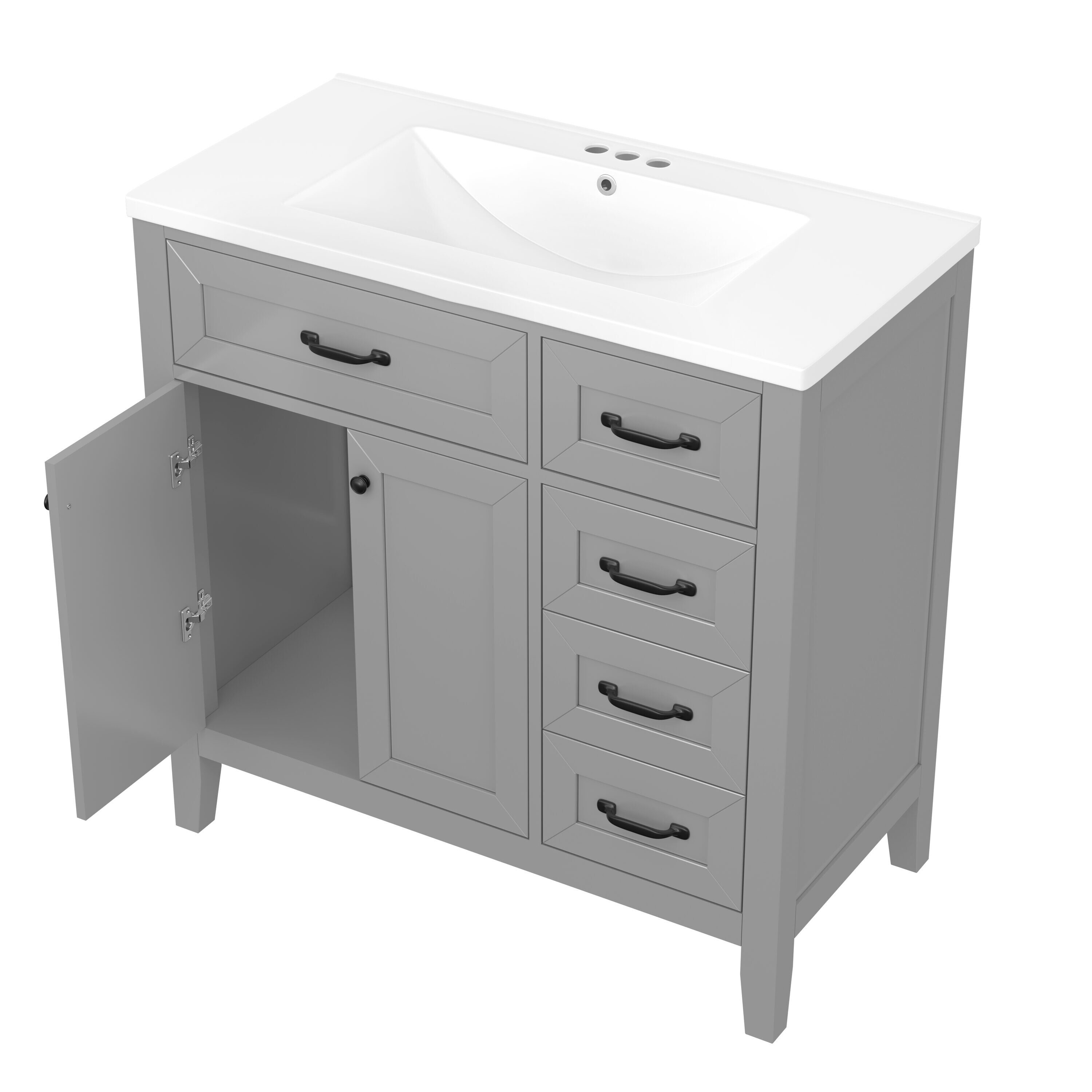 ModernLuxe L3P-N725P246491E Bath-Vanity-Combo - View #18