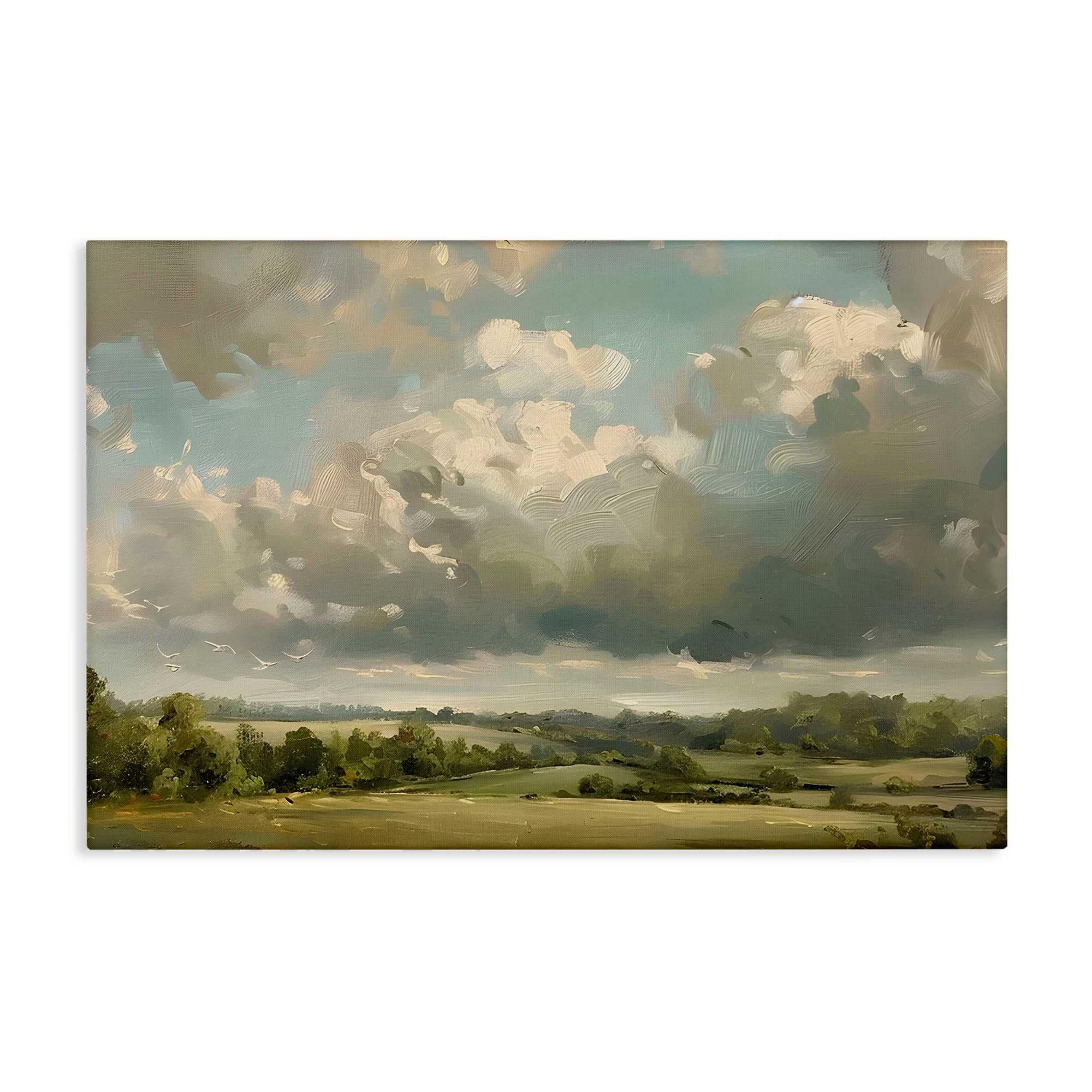 Stupell Industries BT-786-CN-24X36 Sunlit Clouds over Countryside Canvas design by LSR Creative Studio