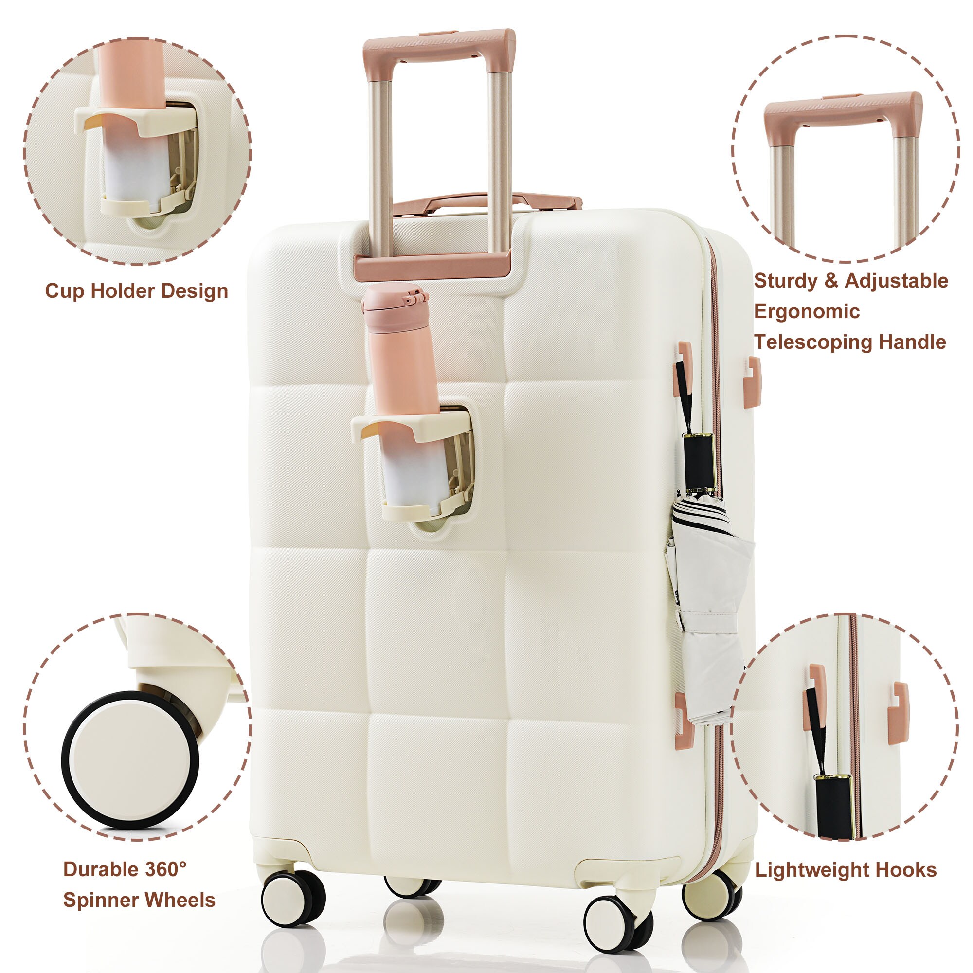 ModernLuxe L3P-N726P296017R Luggage-And-Luggage-Sets - View #2