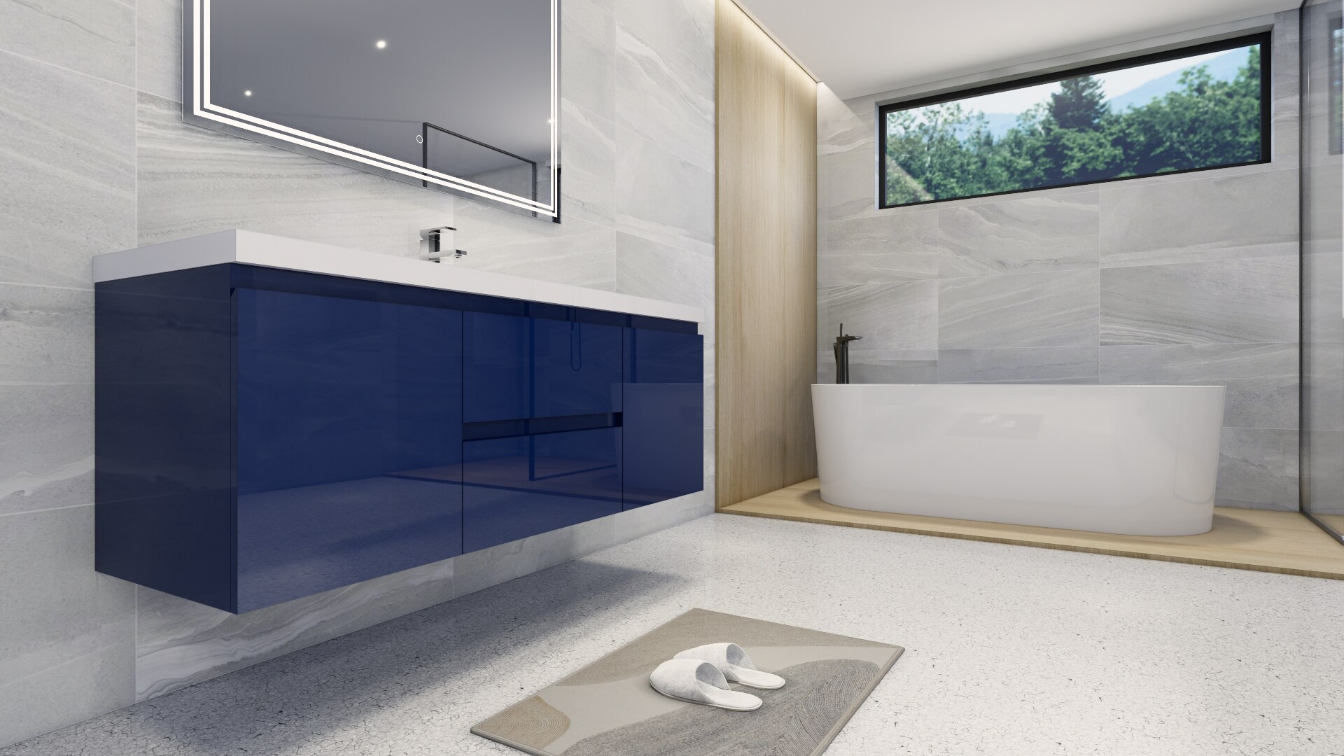 Moreno Bath MOB60S-NB Bath-Vanity-Combo - View #4