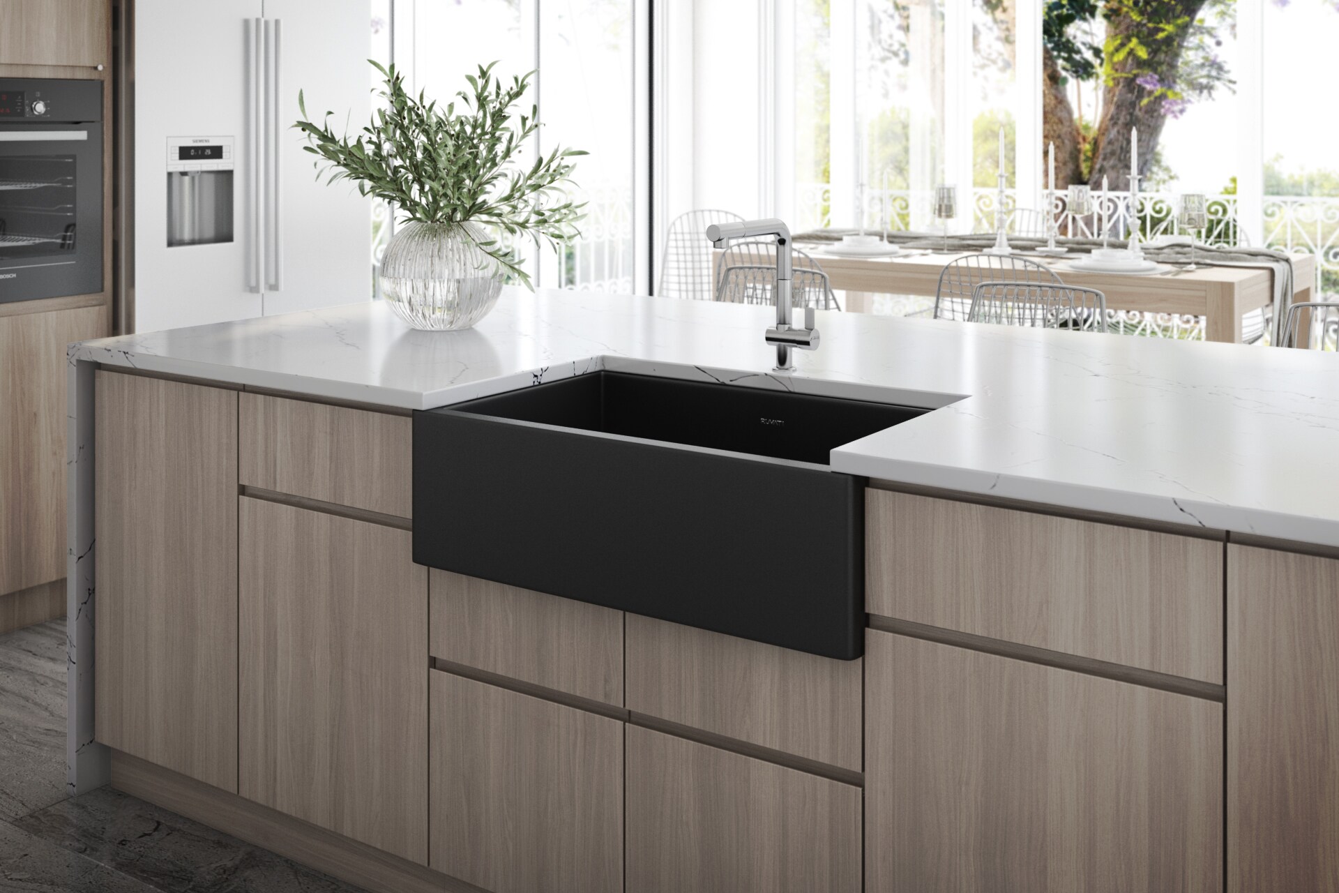 Ruvati RVL4018MBK Kitchen-Sinks - View #6