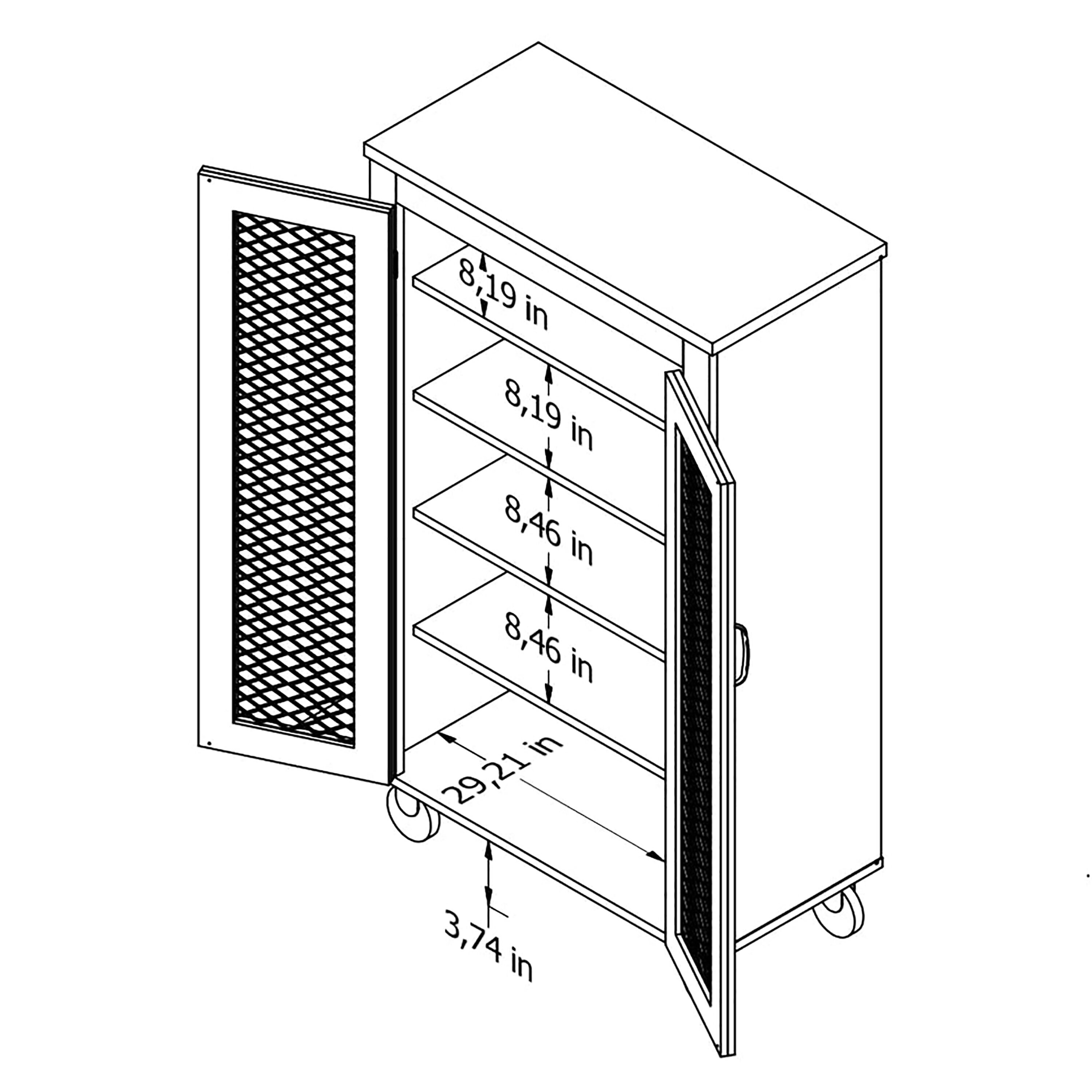 Furniture of America YNJ-1472C6 Shoe-Racks - View #8