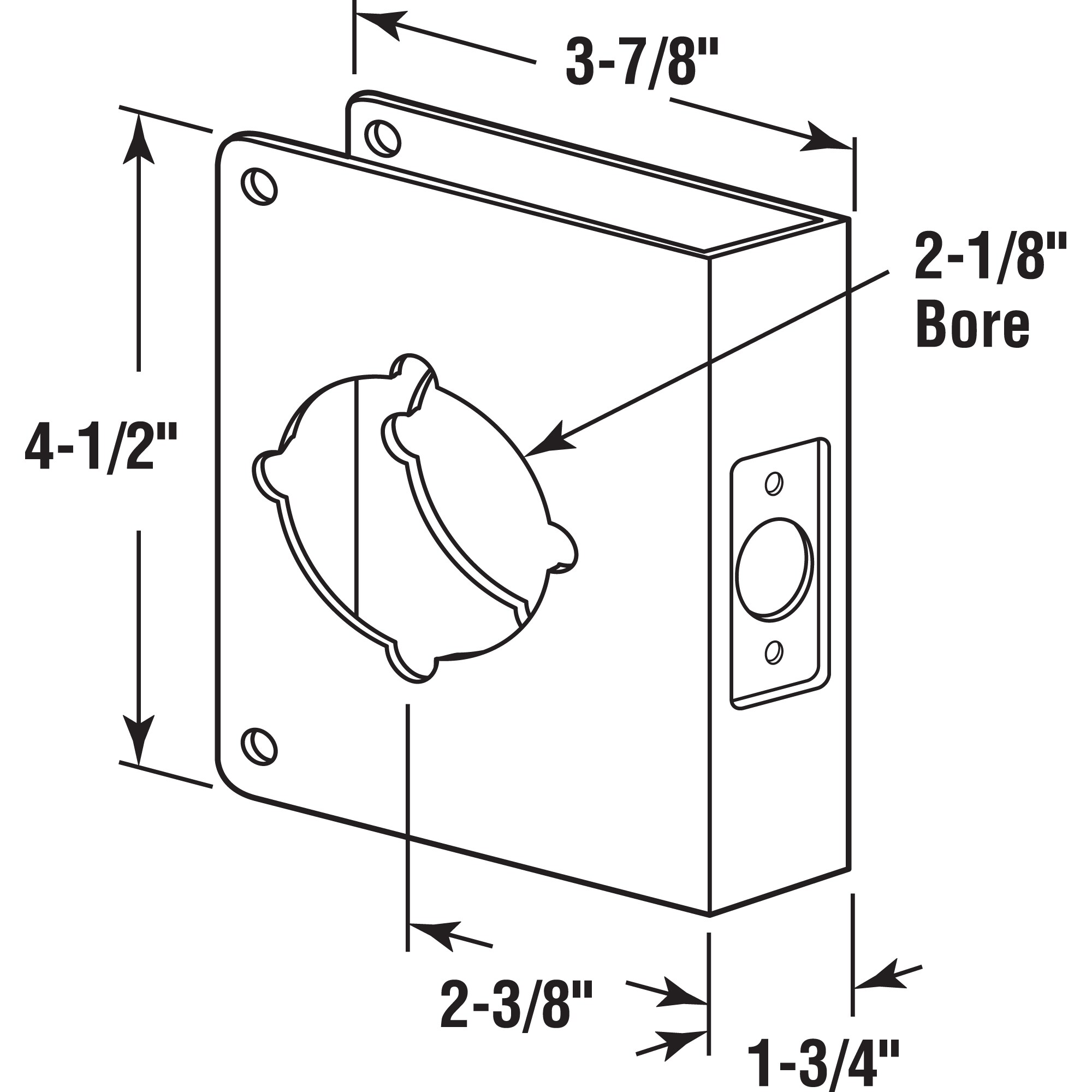 Prime-Line U 9544 Entry-Door-Reinforcers - View #2