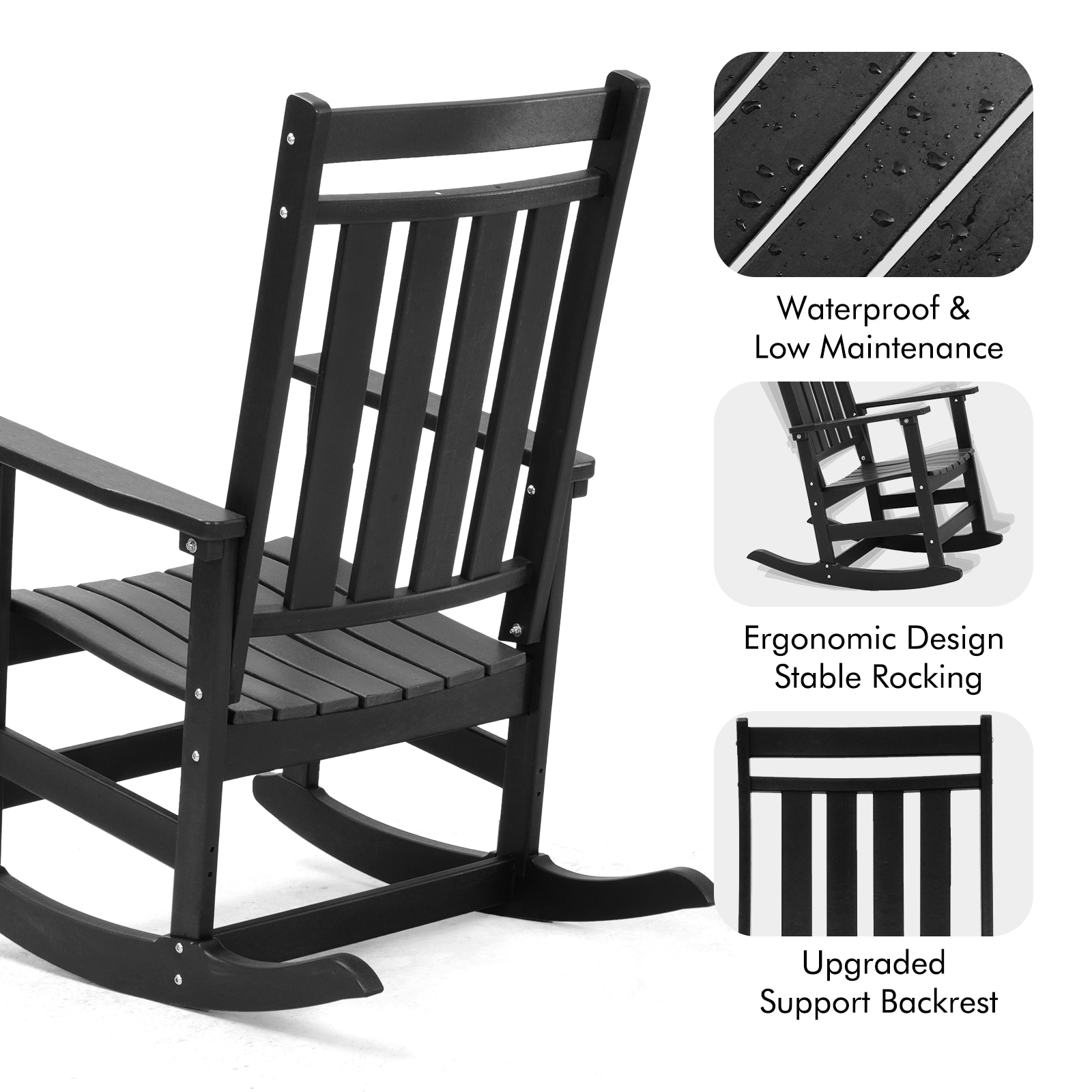 GARSING RC-BLACK Patio-Chairs - View #4