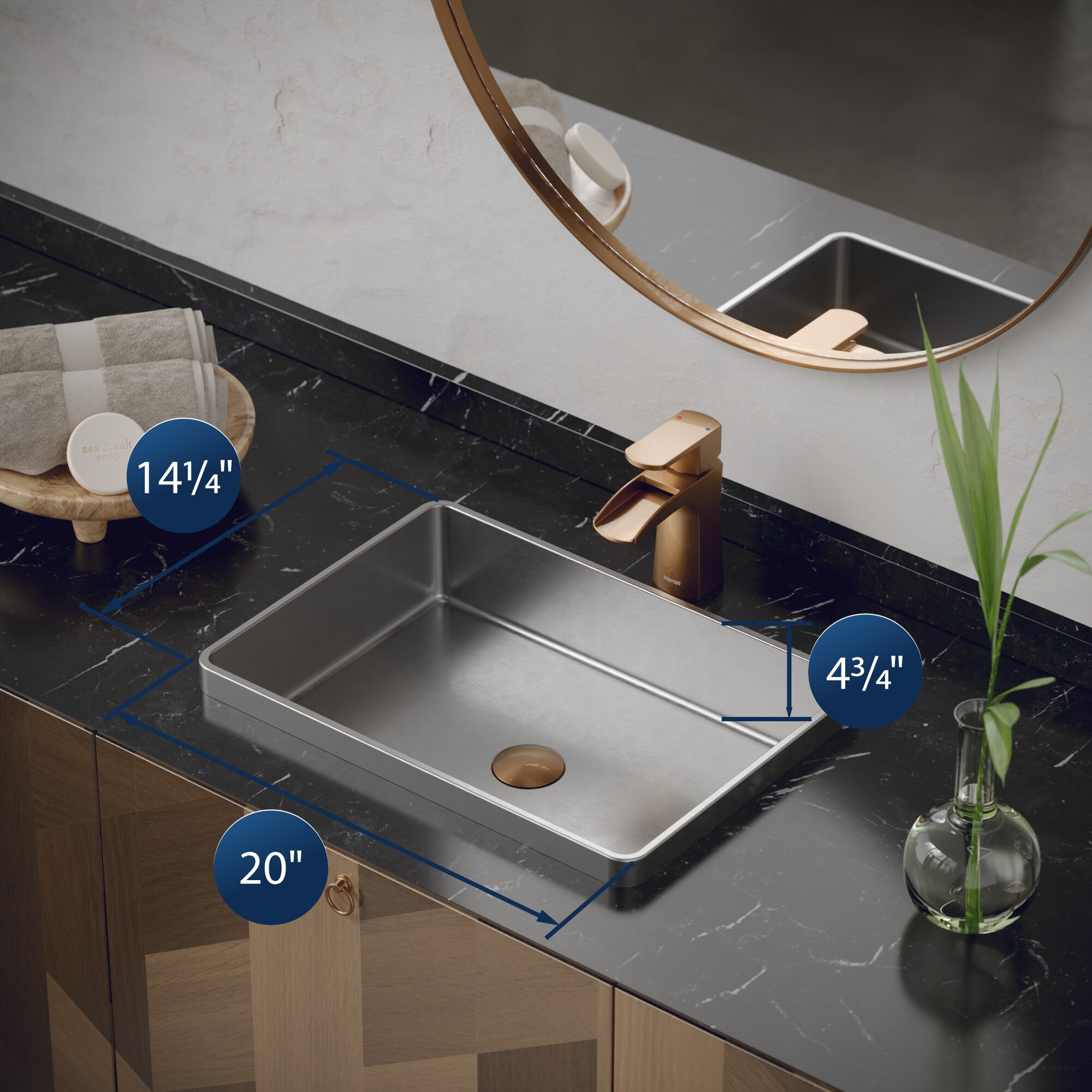 Karran CCT200SS Bath-Sink - View #4