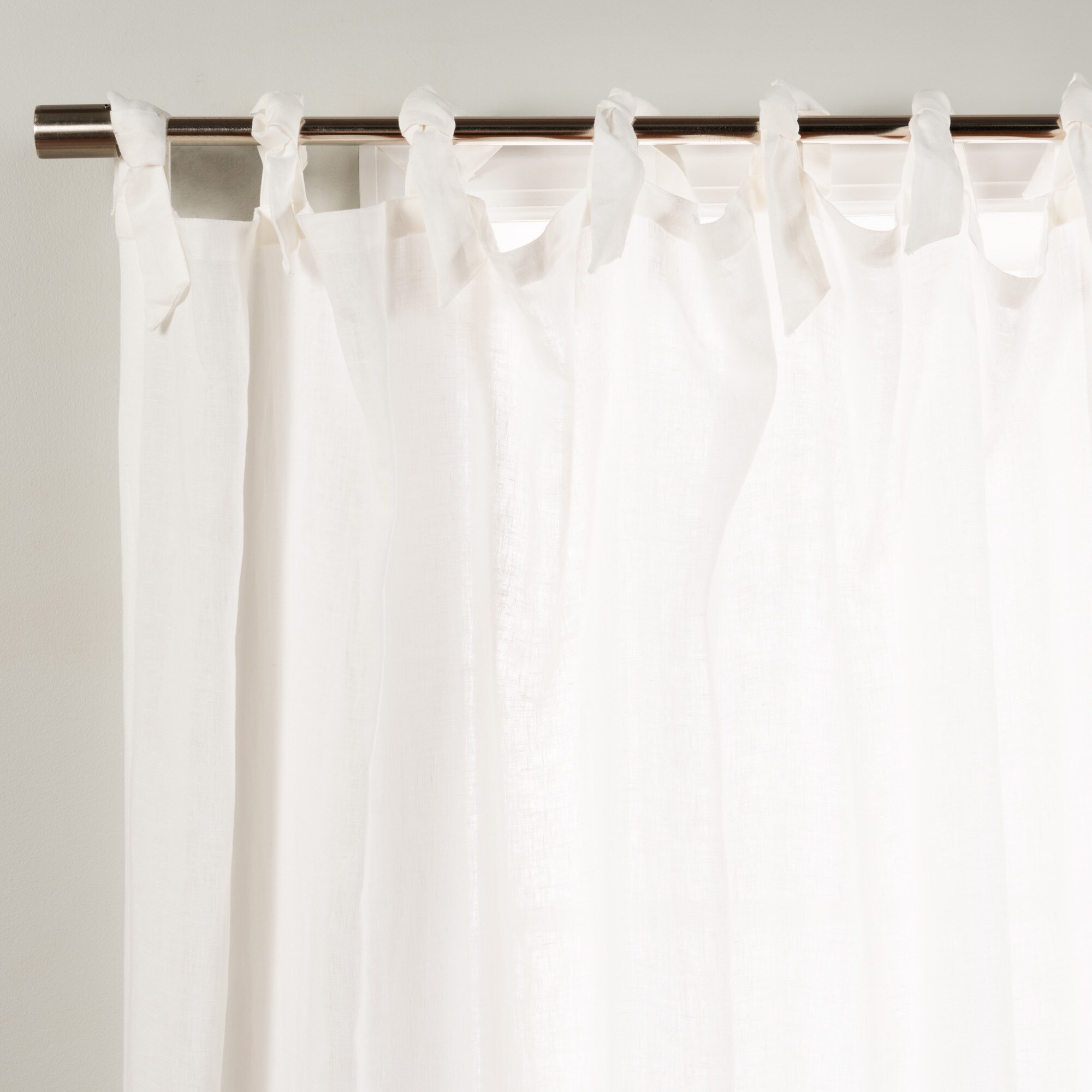 Best Home Fashion YK-02-TIE-LN-96-WHIT curtains - View #2