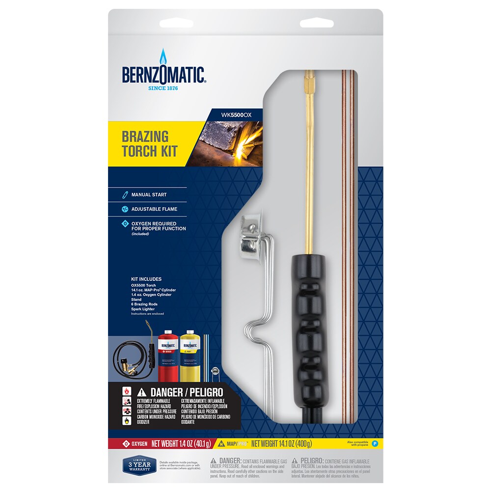 Bernzomatic Cutting and Brazing Mapp Torch Kit (14.1-oz) at