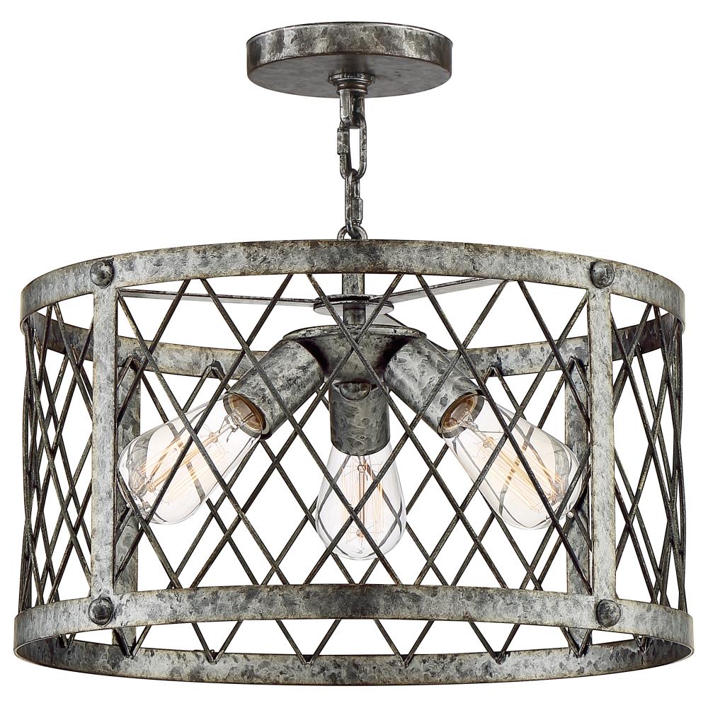 quoizel stockbridge 3 light pendant