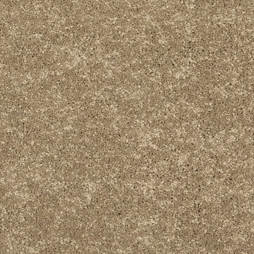 STAINMASTER STP34-12-L008 Uptown trend I Buckskin Brown 38-oz sq yard Polyester Textured Indoor Carpet