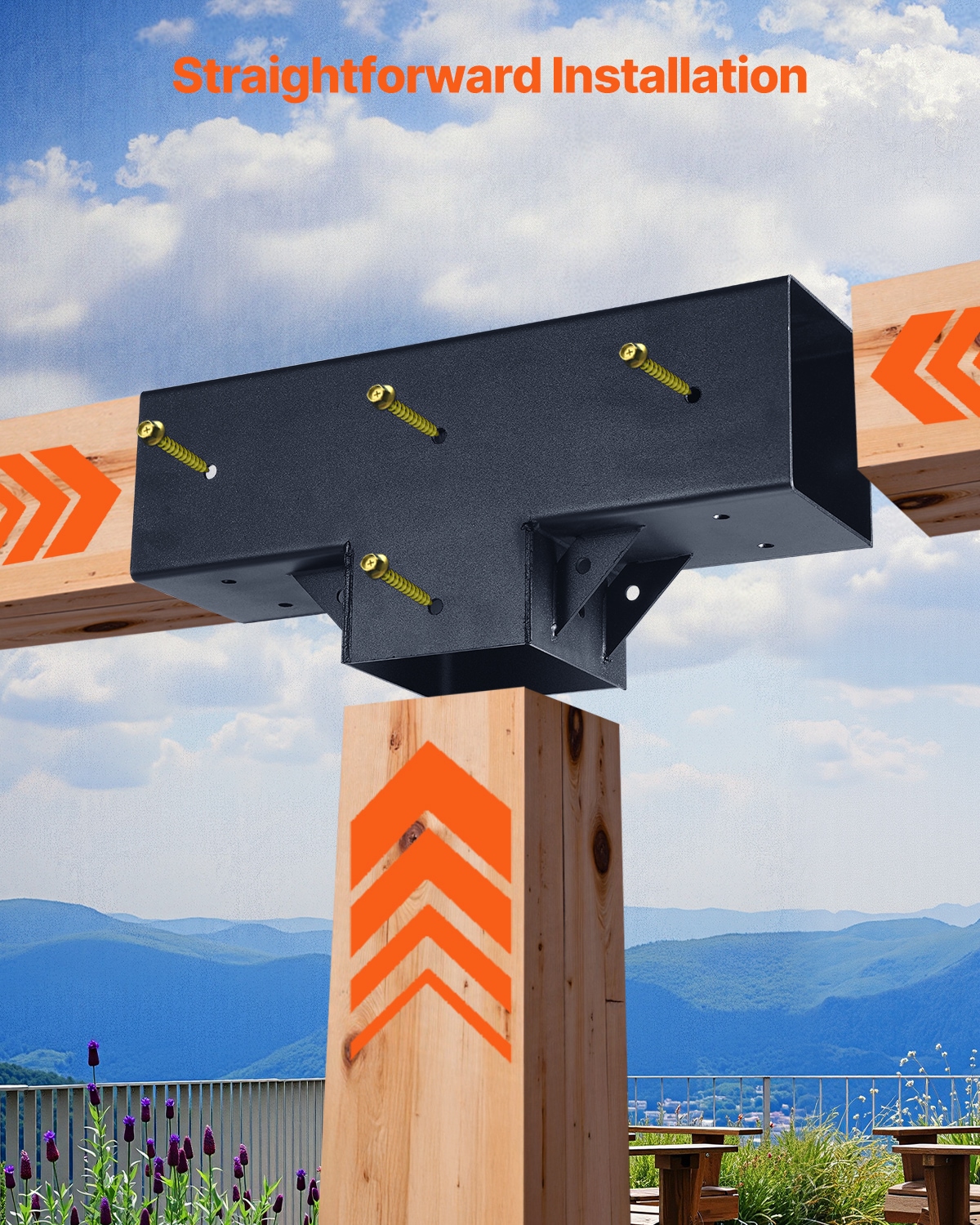 VEVOR LPJJ4PCS4X4IQ3OC8V0 Pergola-Parts-Accessories - View #3