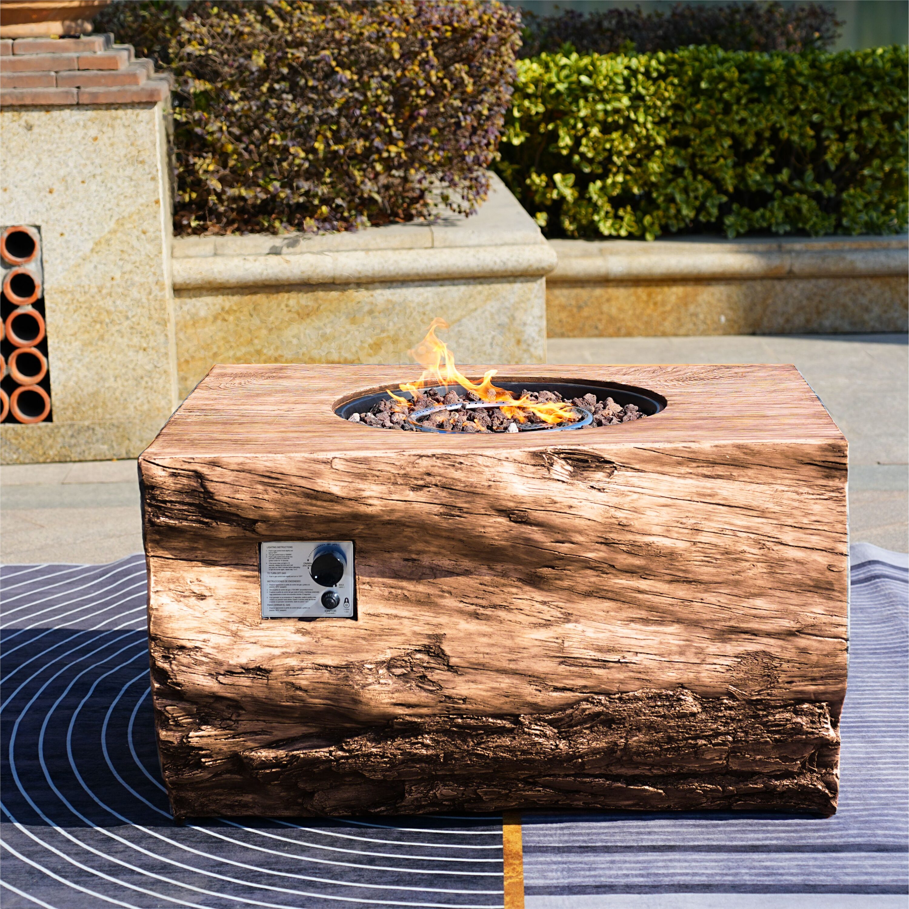 Direct Wicker DWG-2170 Outdoor-Gas-Firepits - View #2