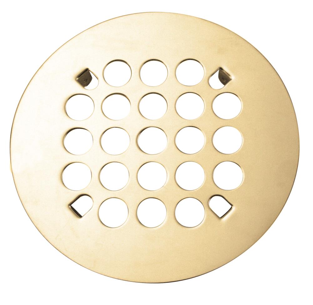 WESTBRASS D3191-03 Florestone Snap-in Shower Strainer In Polished Brass