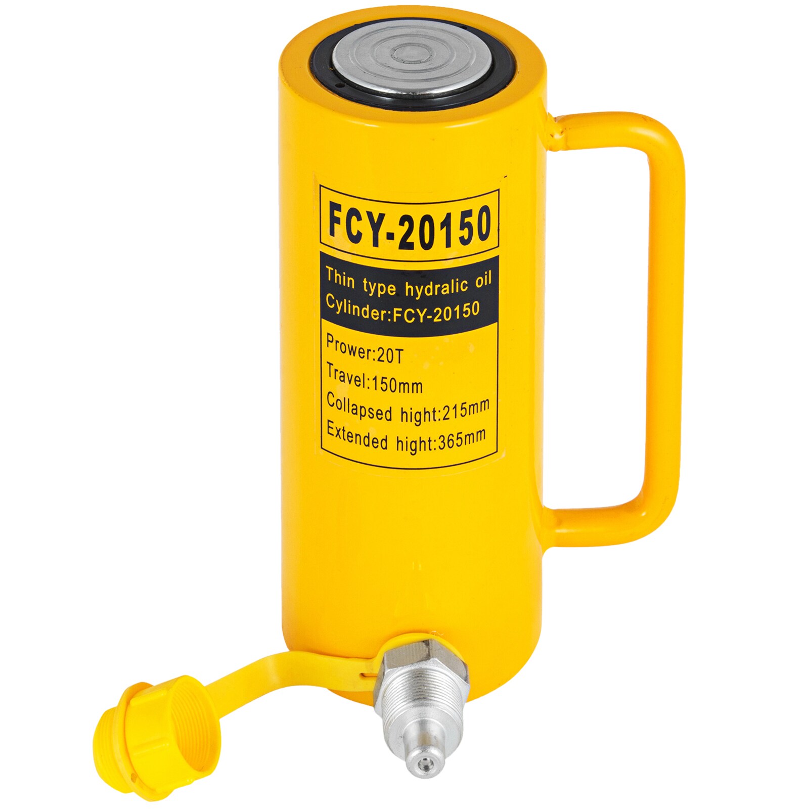 SVOPES SVOPESQJD20T104519V0 Yellow 20-Ton Metal Hydraulic Jack kit