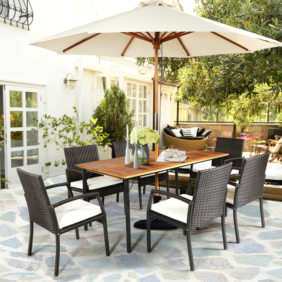 Cushioned Patio Dining Sets at Lowes.com