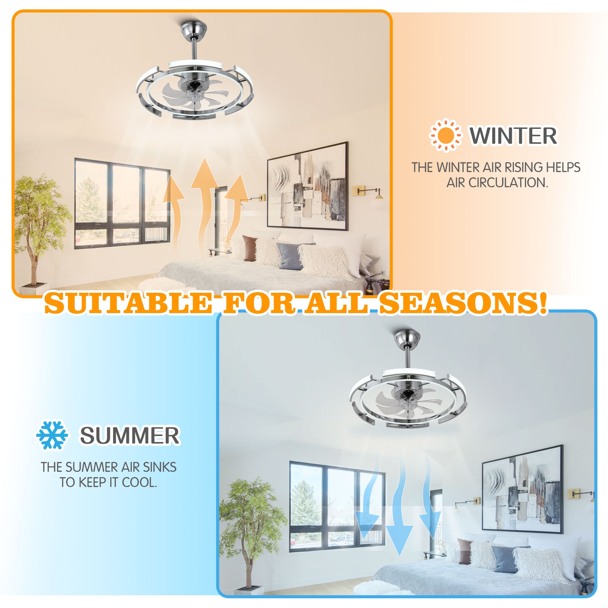 Bella Depot DCFS2403-C Ceiling-Fans - View #8