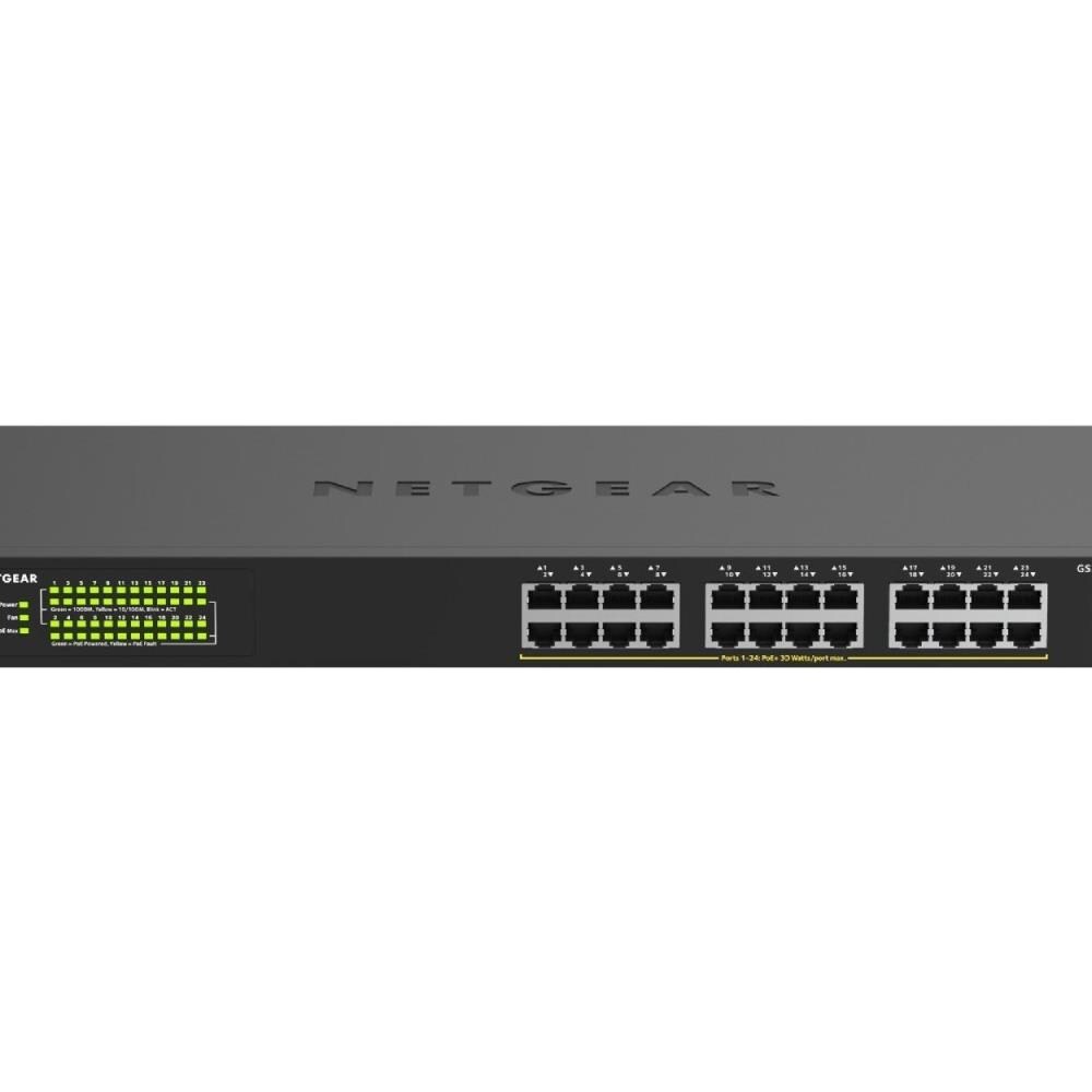 NETGEAR SYBA165614 Netgear GS324PP-100NAS 24-port Gigabit Ethernet Unmanaged High power PoE plus Switch with 380w