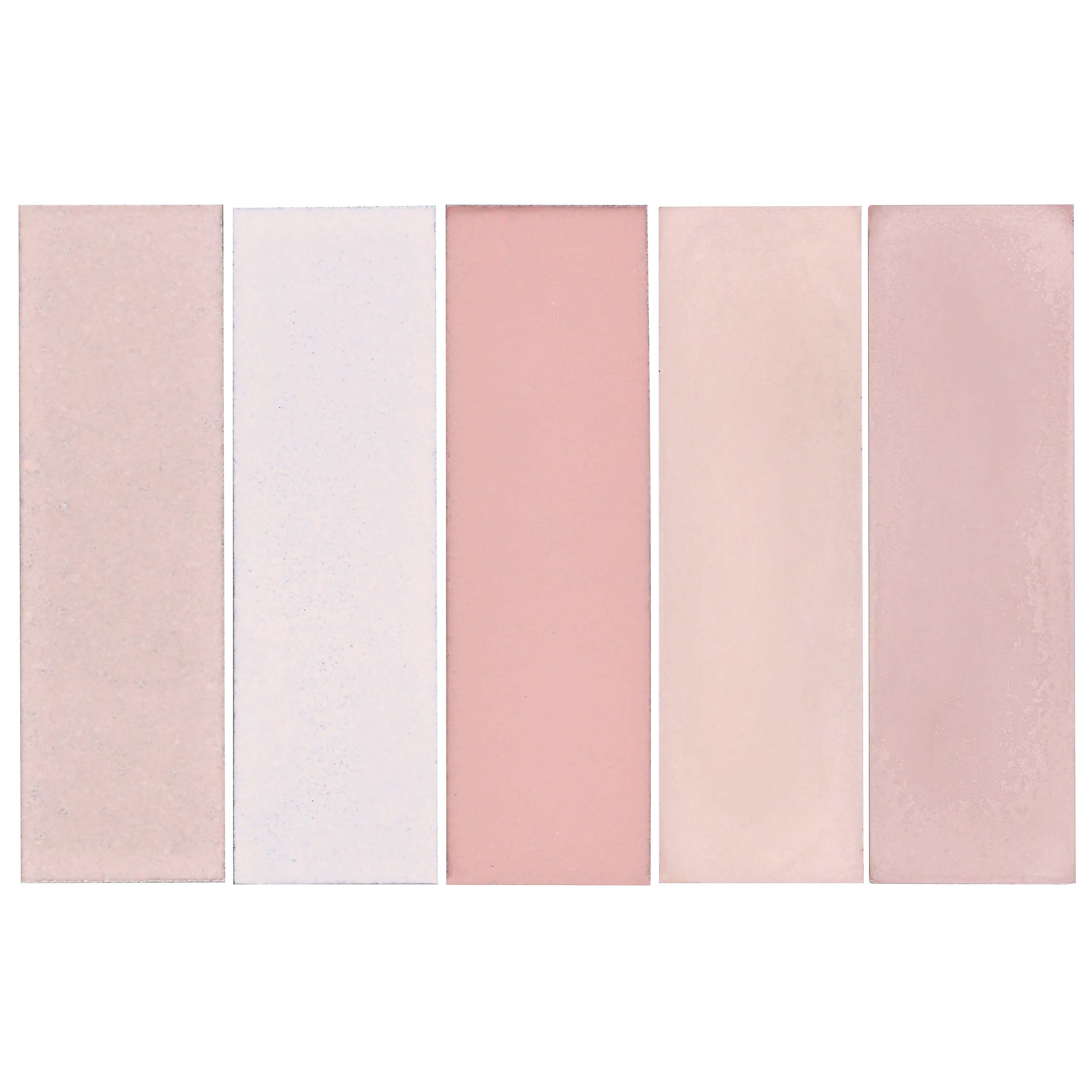 Artmore Tile EXT3RD109027 Sample - ColorBrick Terra Blend 2-in x 8-in Multi-finish Basalt Cement look Floor and Wall Tile