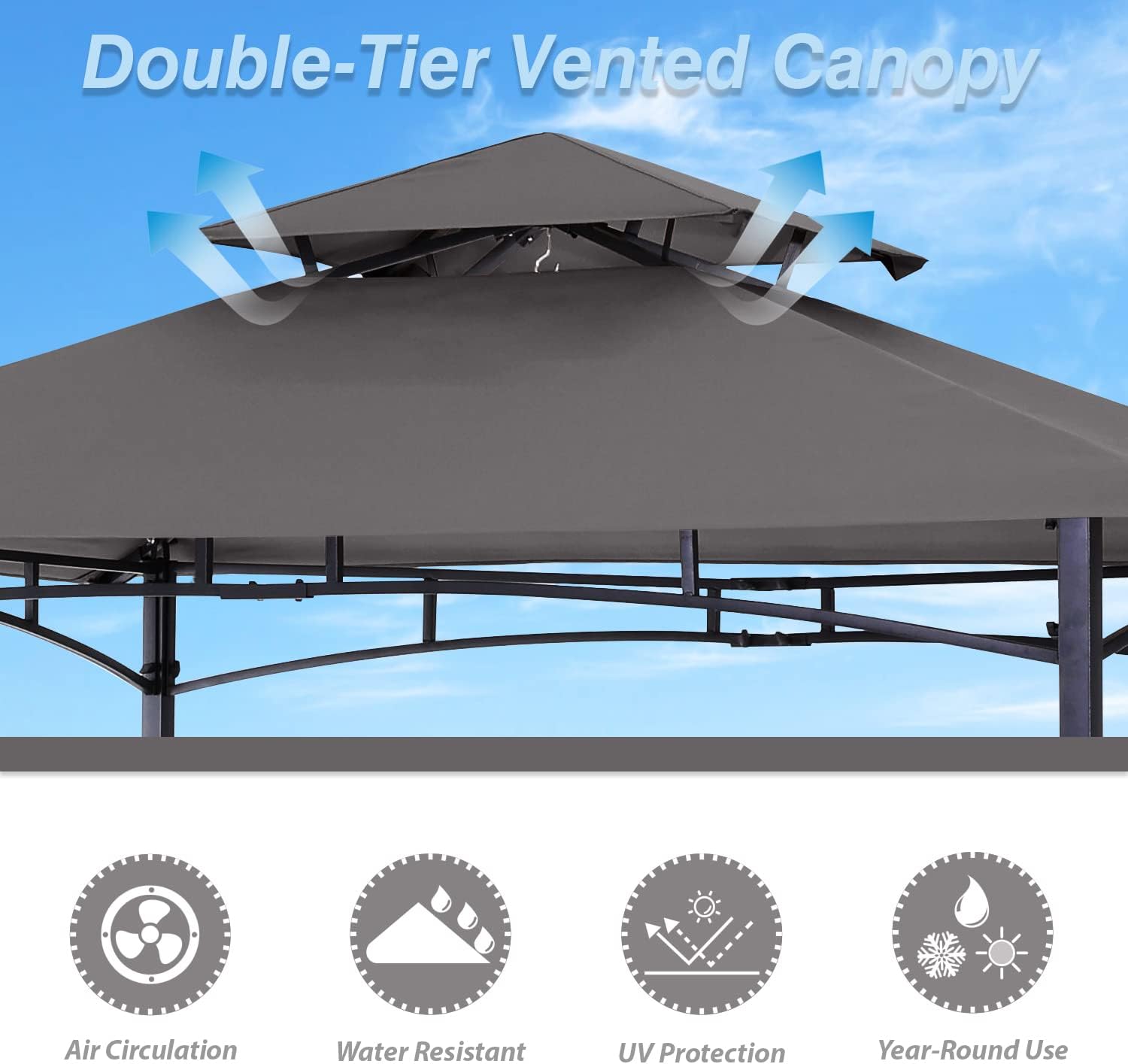 ABCCANOPY ABC-8XPZC-554 Wood-Resin-Gazebos - View #4