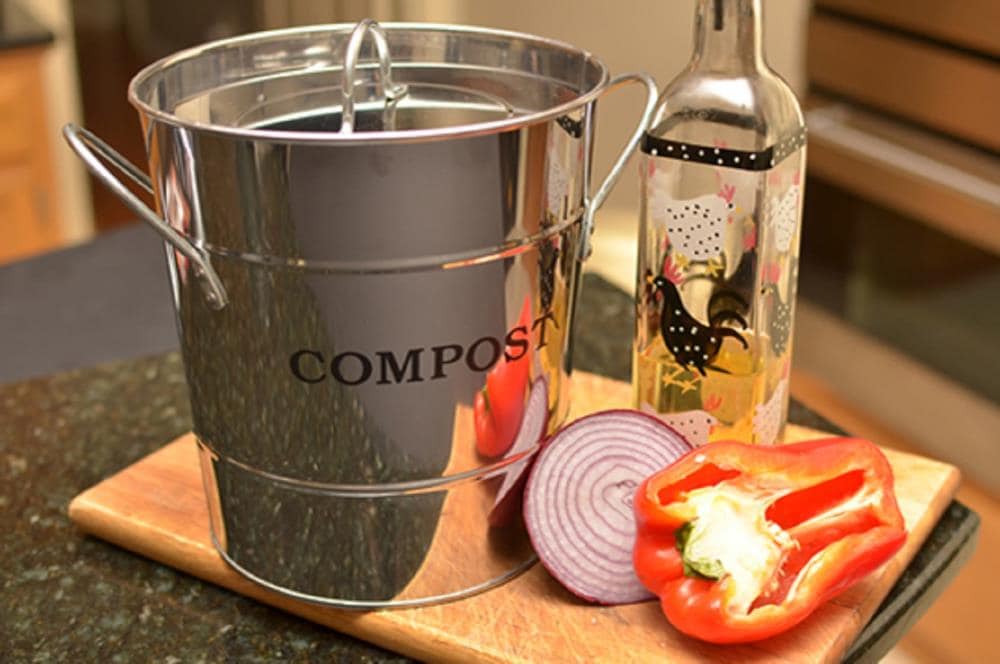 Indoor Compost Bin for Kitchen Test & Review - Stainless Steel 