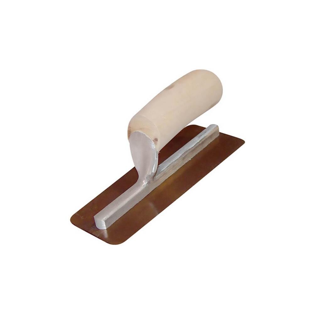 Bon Tool 13-108 11-in x 5-in Golden Stainless Steel&#65279; Drywall Trowel
