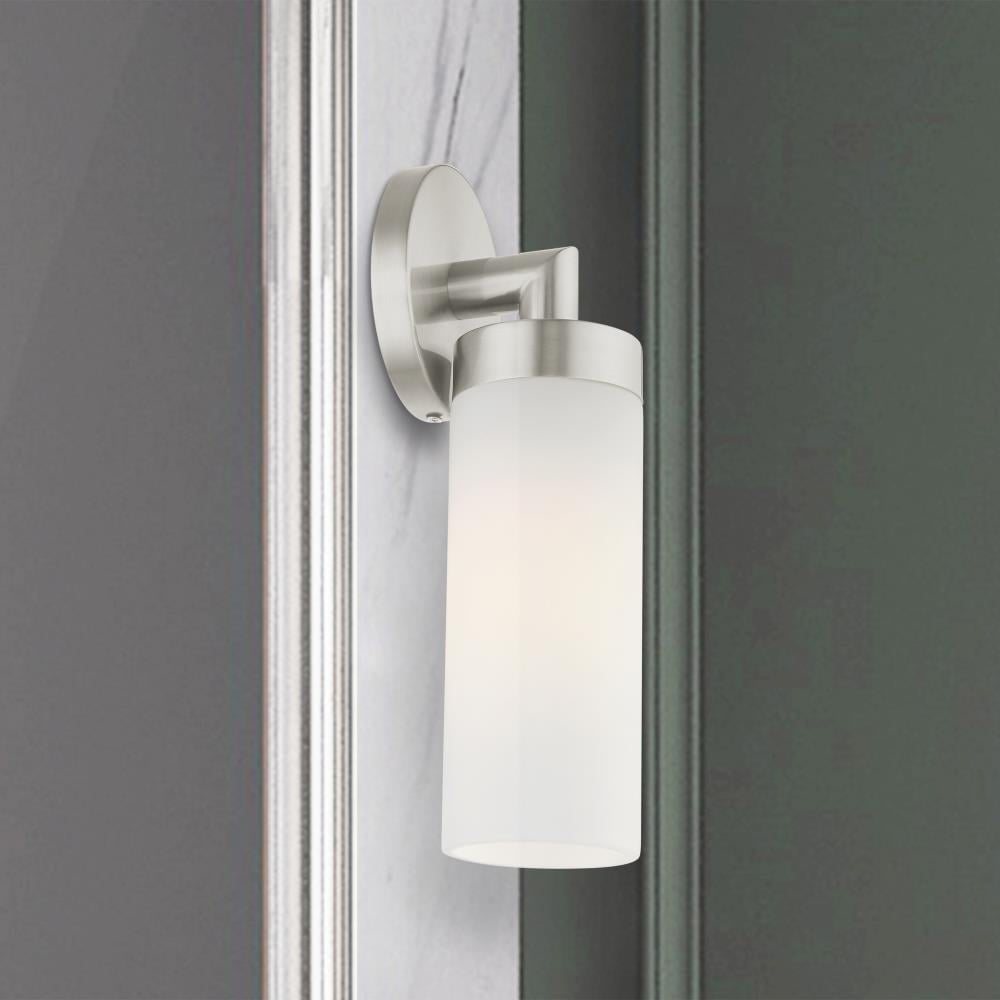 Aero 11.75'' Brushed Nickel Contemporary Dimmable Wall Sconce