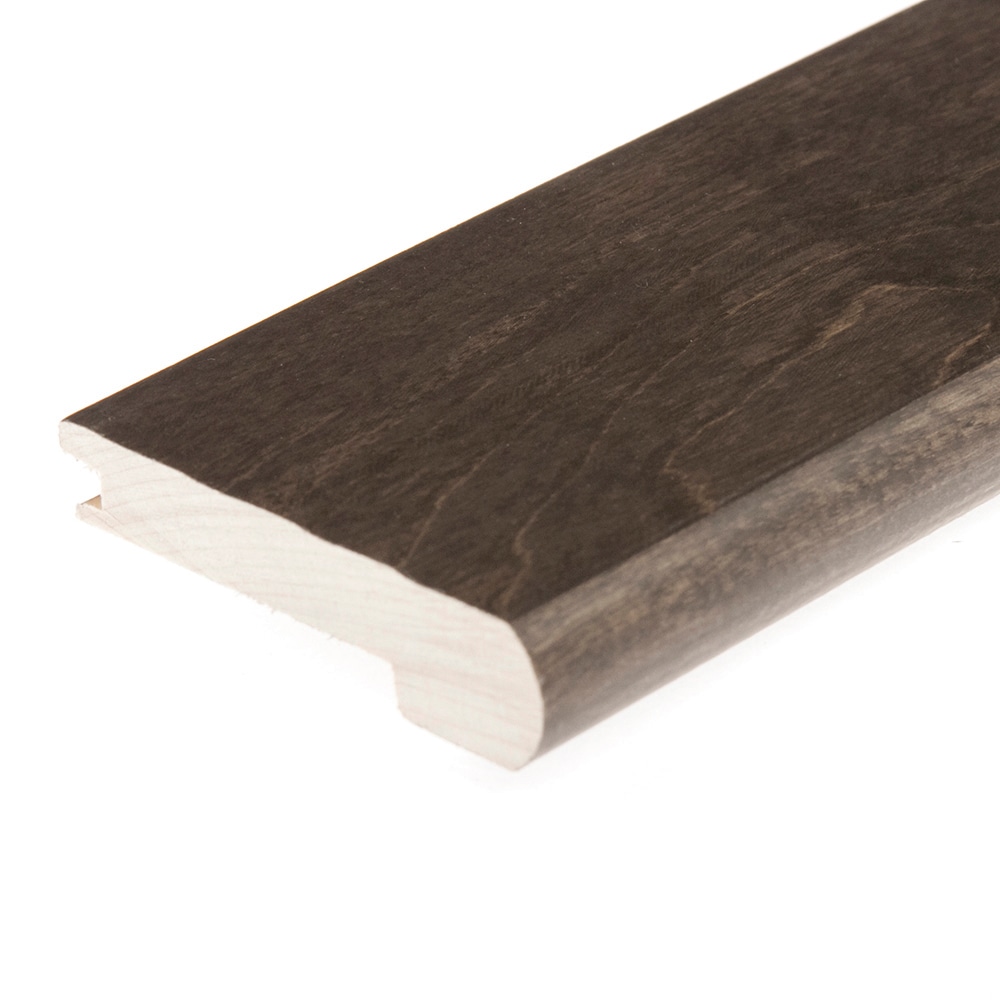 Flexco 786763 Solid Wood Stair Nose 2.75-in x 78-in x 0.5-in Granite Prefinished Wood Birch Flush Stair Nosing