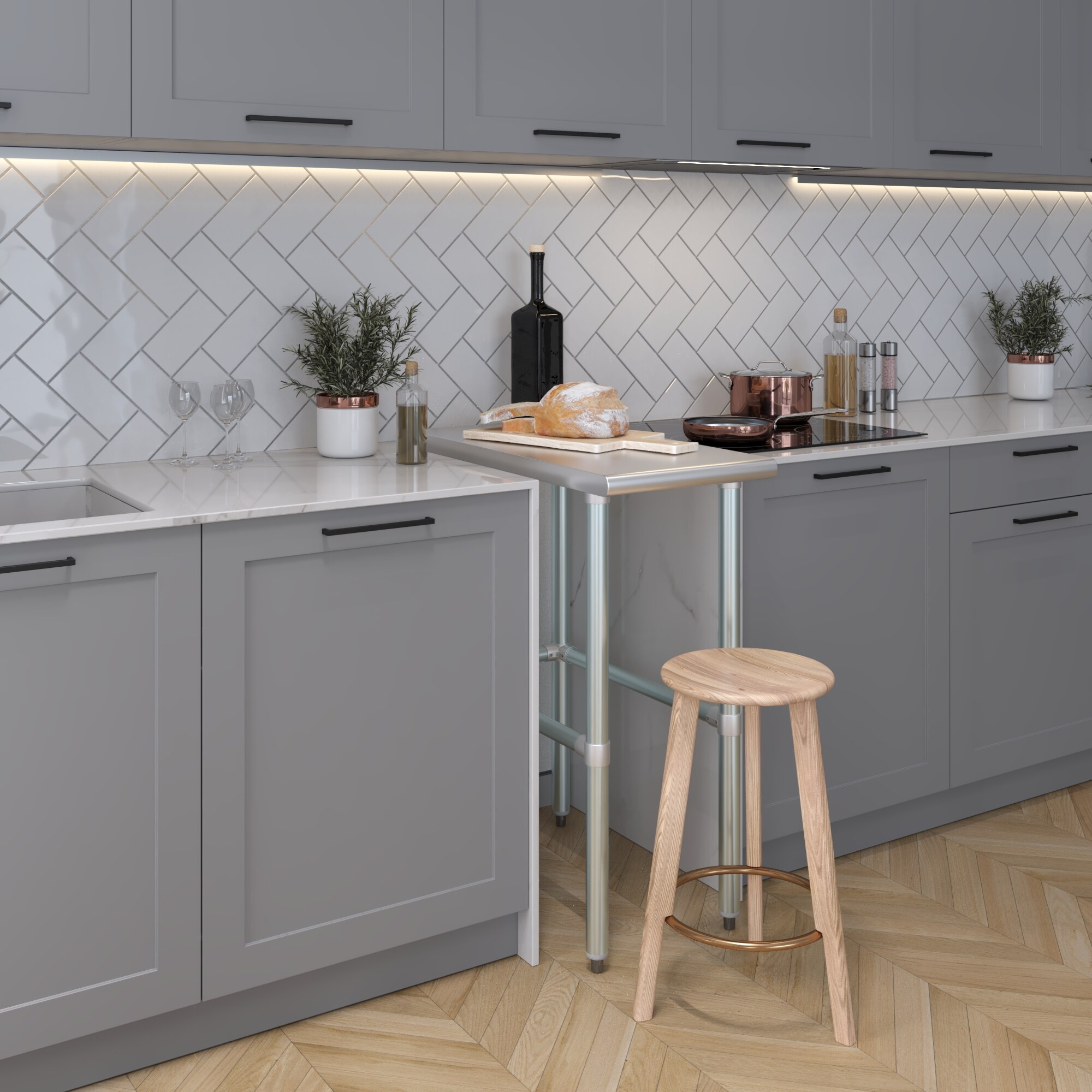 Amgood LWT-3015-RCB Kitchen-Furniture - View #6